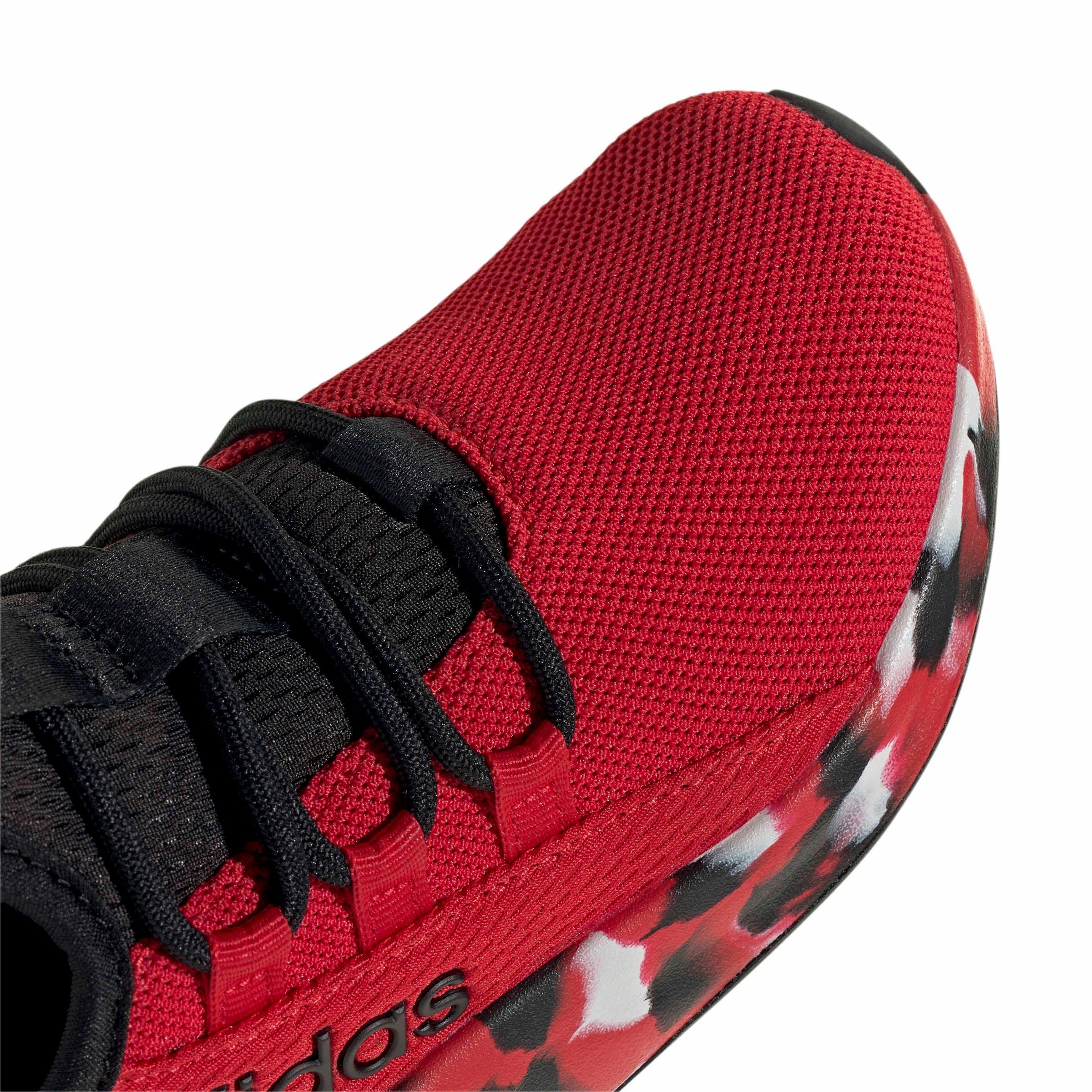 adidas Lite Racer Adapt 8.0 "Better Scarlet/Core Black/Grey One" Preschool Boys' Shoe - SCARLET/BLACK/GREY