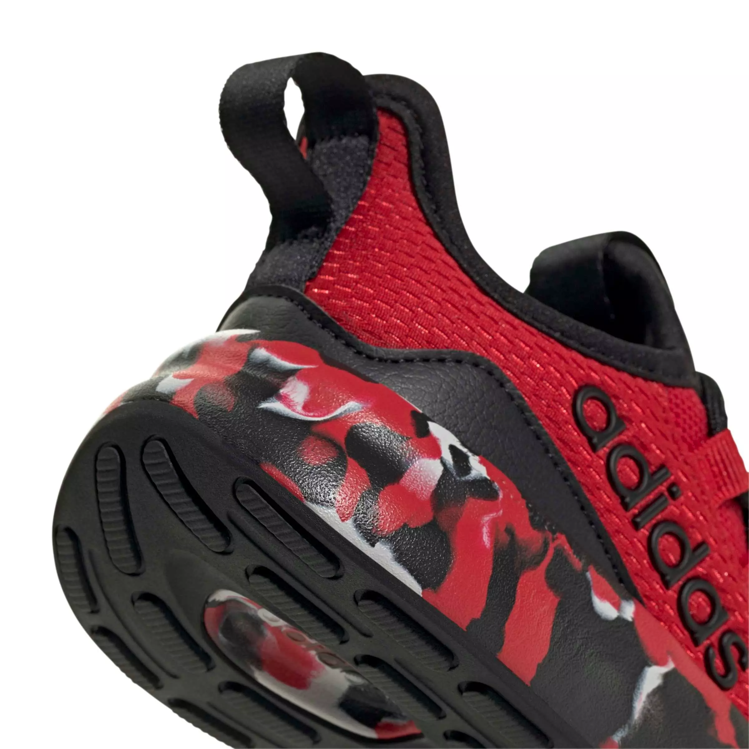 adidas Lite Racer Adapt 8.0 "Better Scarlet/Core Black/Grey One" Preschool Boys' Shoe - SCARLET/BLACK/GREY