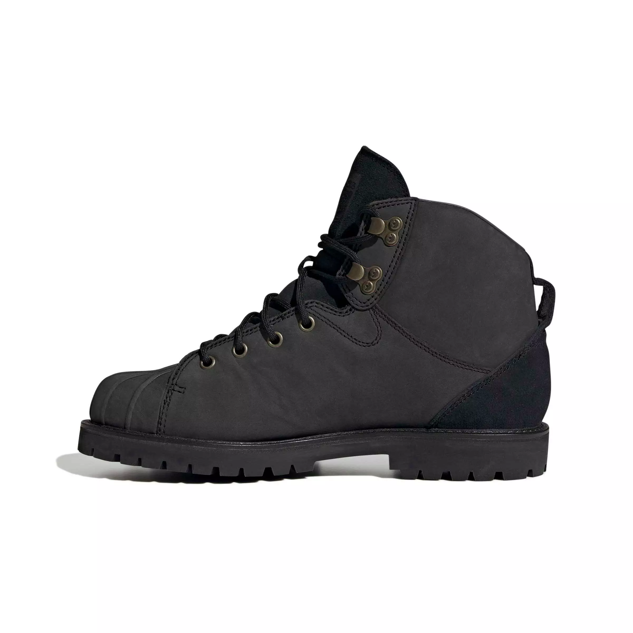 adidas Originals Superstar "Core Black/Core Black/Grey Five" Men's Boot - BLACK/BLACK/GREY