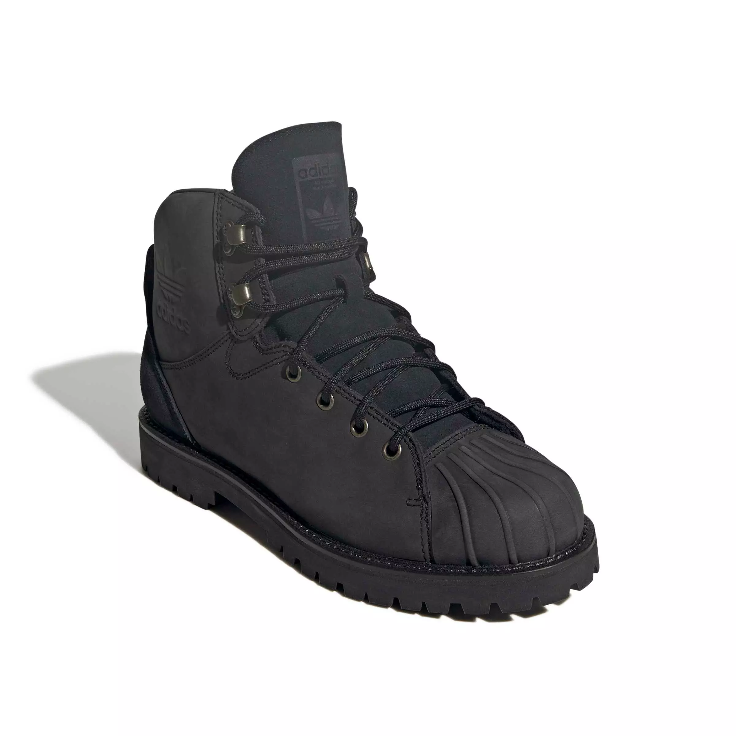 adidas Originals Superstar "Core Black/Core Black/Grey Five" Men's Boot - BLACK/BLACK/GREY