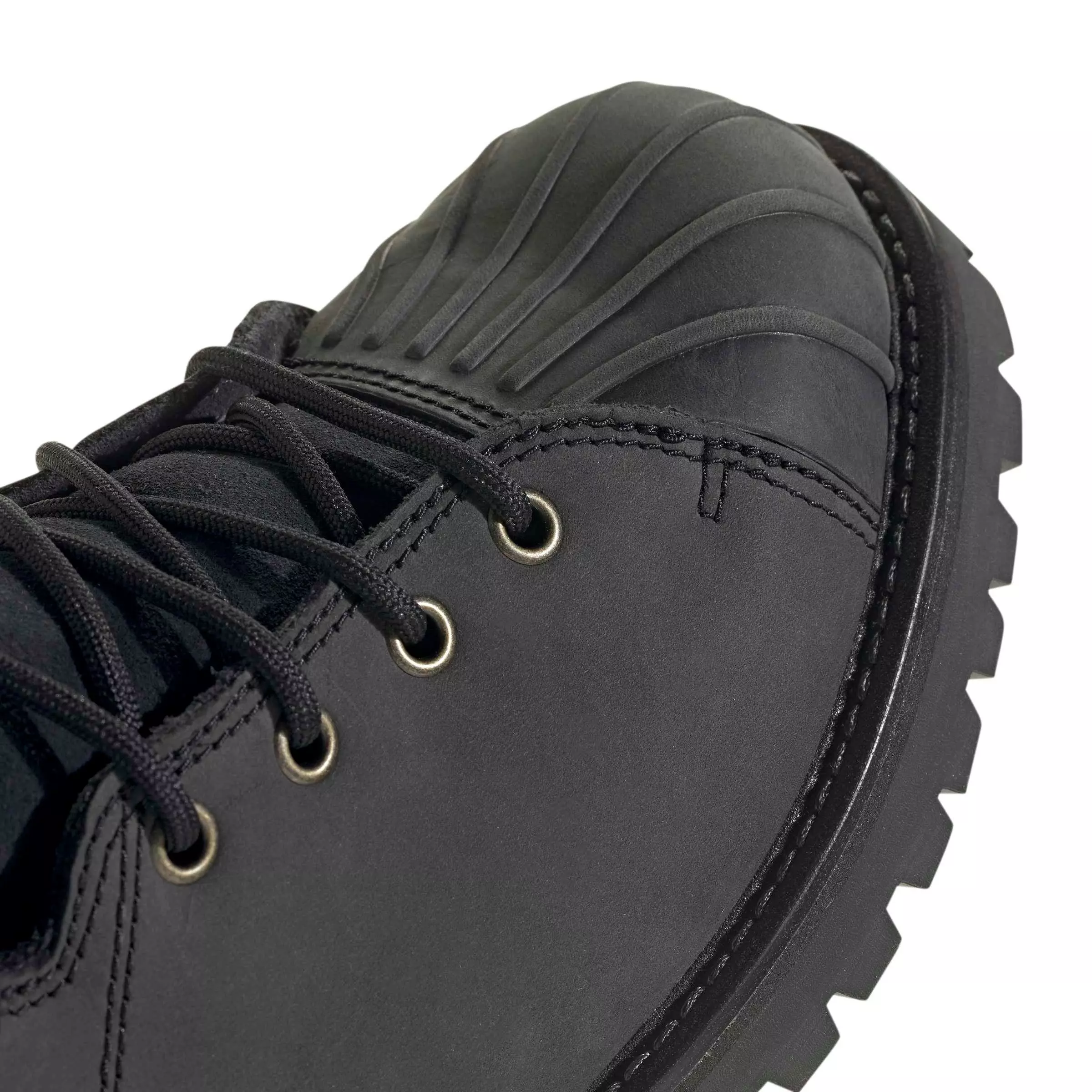 adidas Originals Superstar "Core Black/Core Black/Grey Five" Men's Boot - BLACK/BLACK/GREY