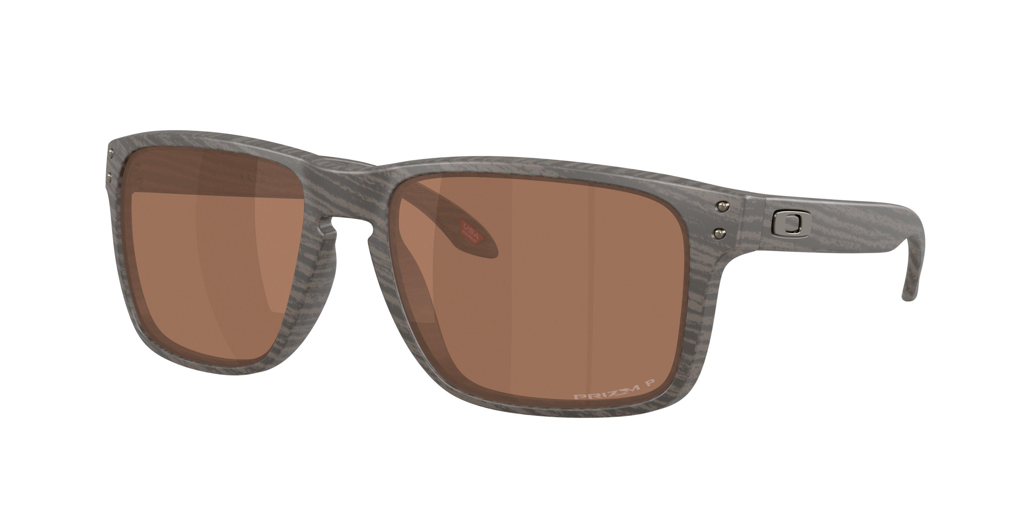 Oakley Holbrook XXL Prizm Tungsten Polarized Sunglasses - Woodgrain - BROWN Thumbnail View 1