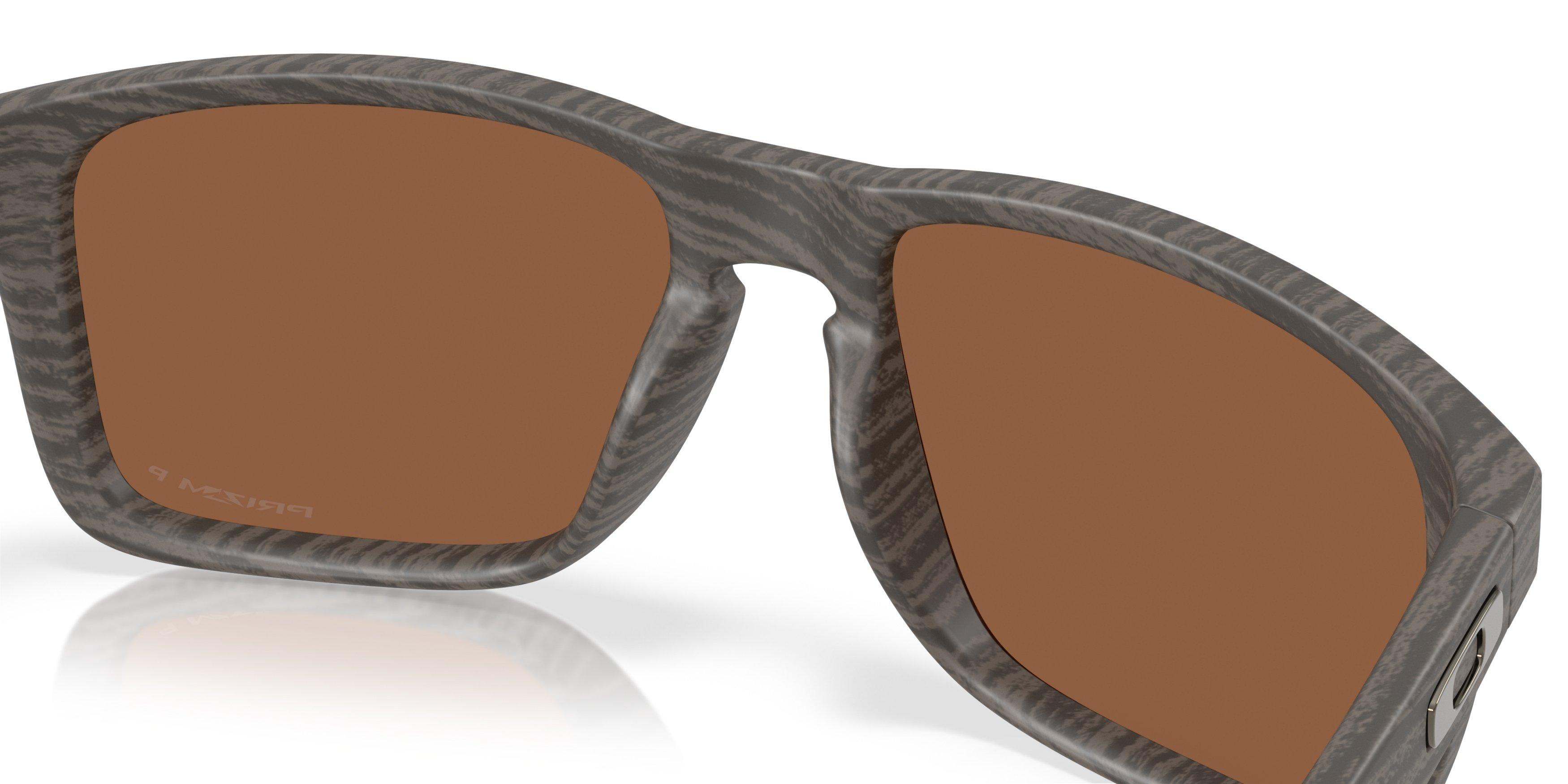 Oakley Holbrook XXL Prizm Tungsten Polarized Sunglasses - Woodgrain - BROWN Thumbnail View 6