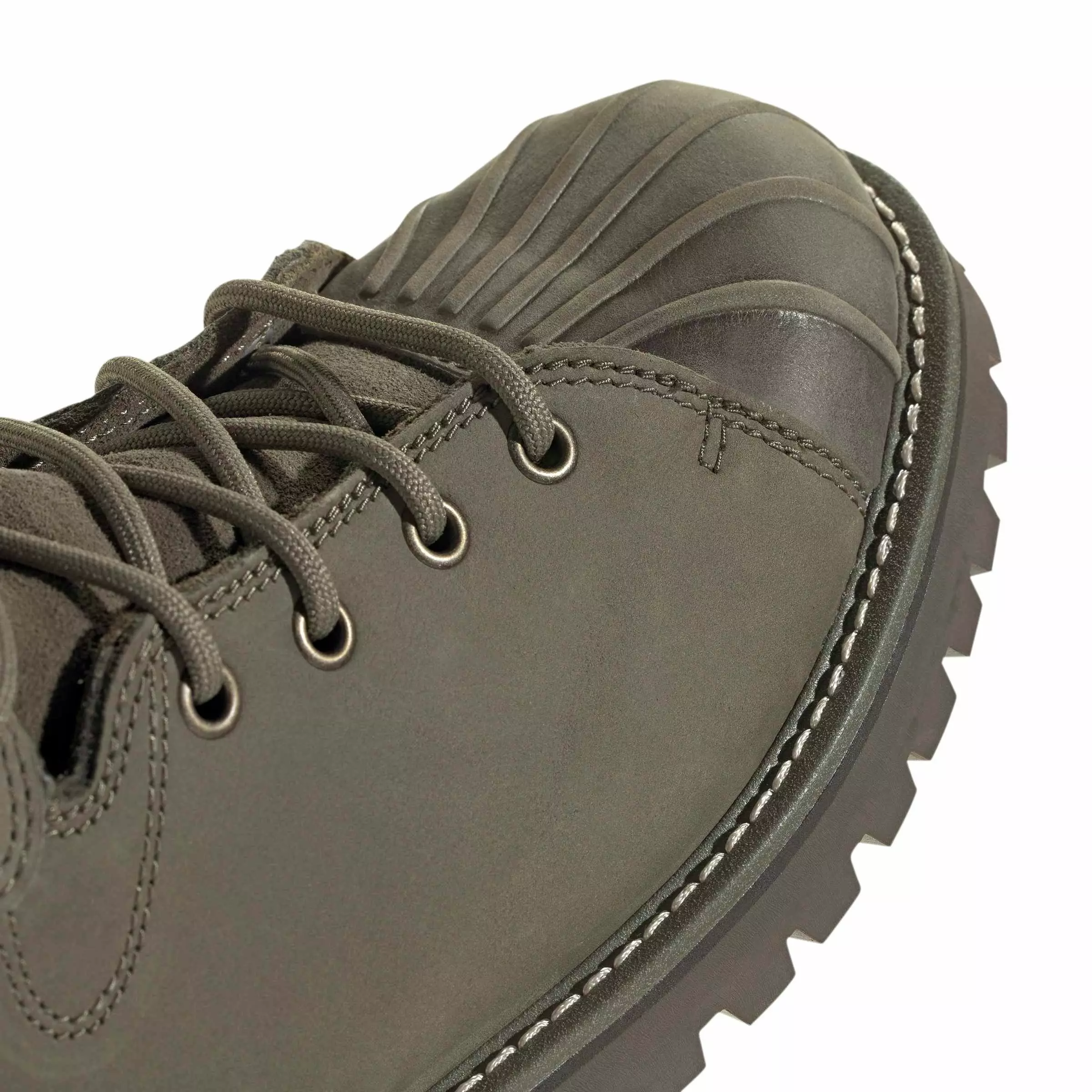 adidas Originals Superstar "Olive Strata/Olive Strata/Shadow Olive" Men's Boot - OLIVE/OLIVE/OLIVE