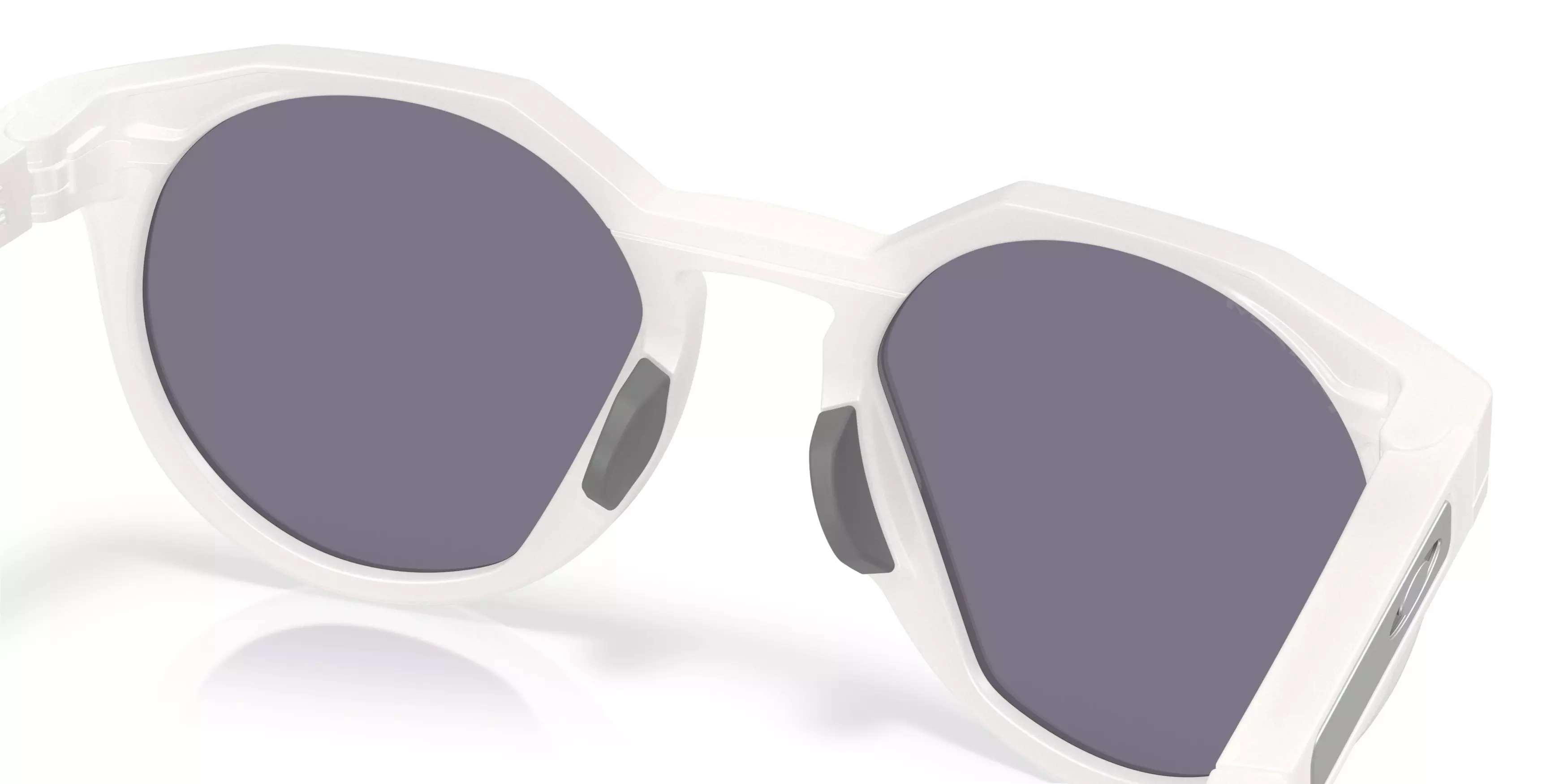 Oakley HSTN Prizm Grey Sunglasses - Transparent Mist - CLEAR/GREY