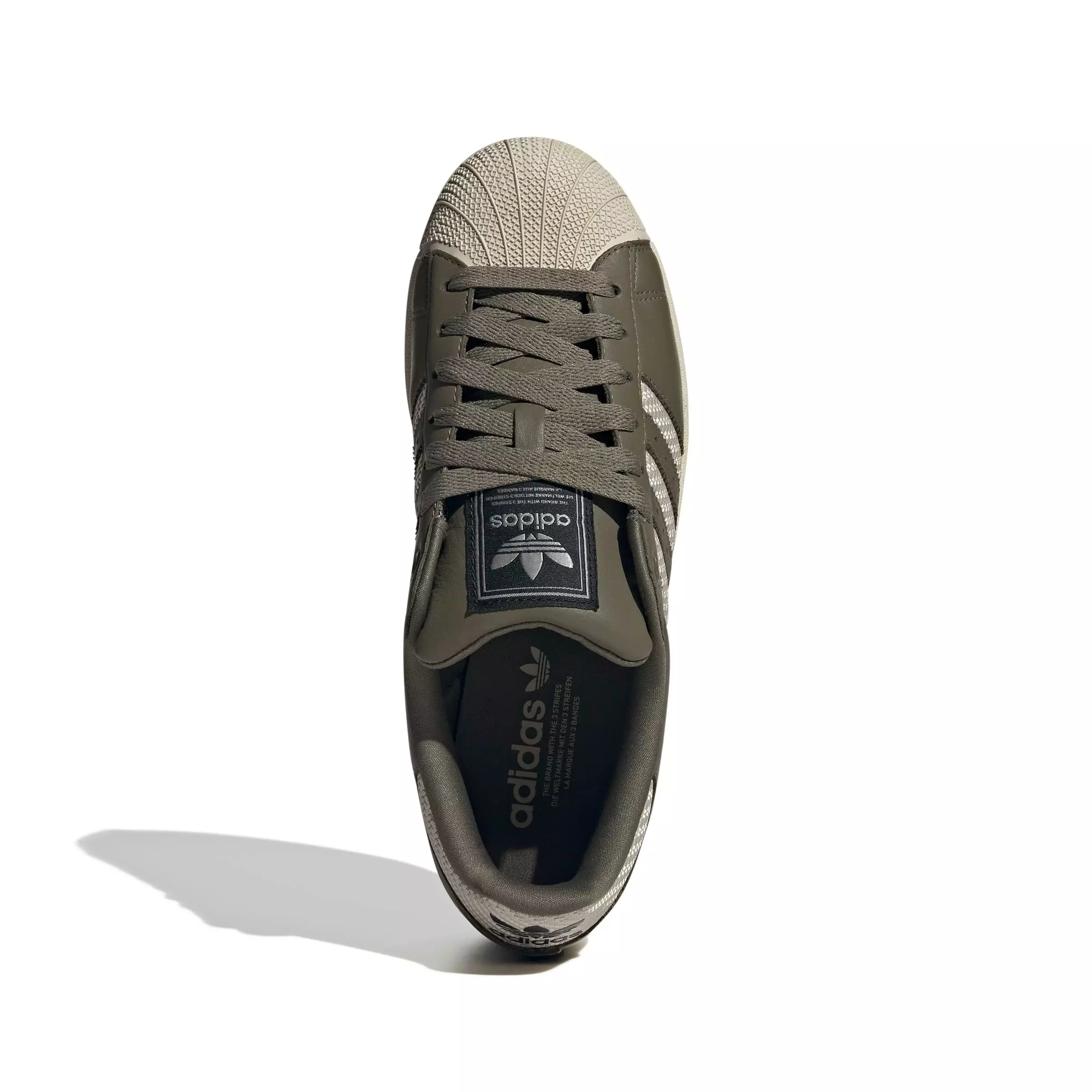 adidas Originals Superstar II "Medium Dark Khaki/Clear Brown/Core Black" Men's Shoe - MD DK KHAKI/BROWN/BLACK