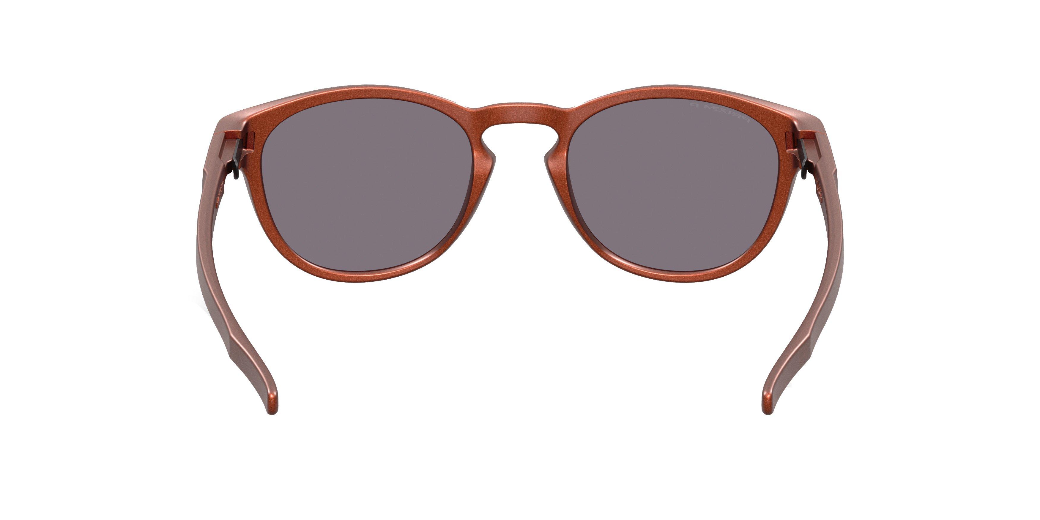 Oakley Latch Prizm Grey Polarized Sunglasses - Matte Fire Orange - ORANGE/GREY Thumbnail View 2