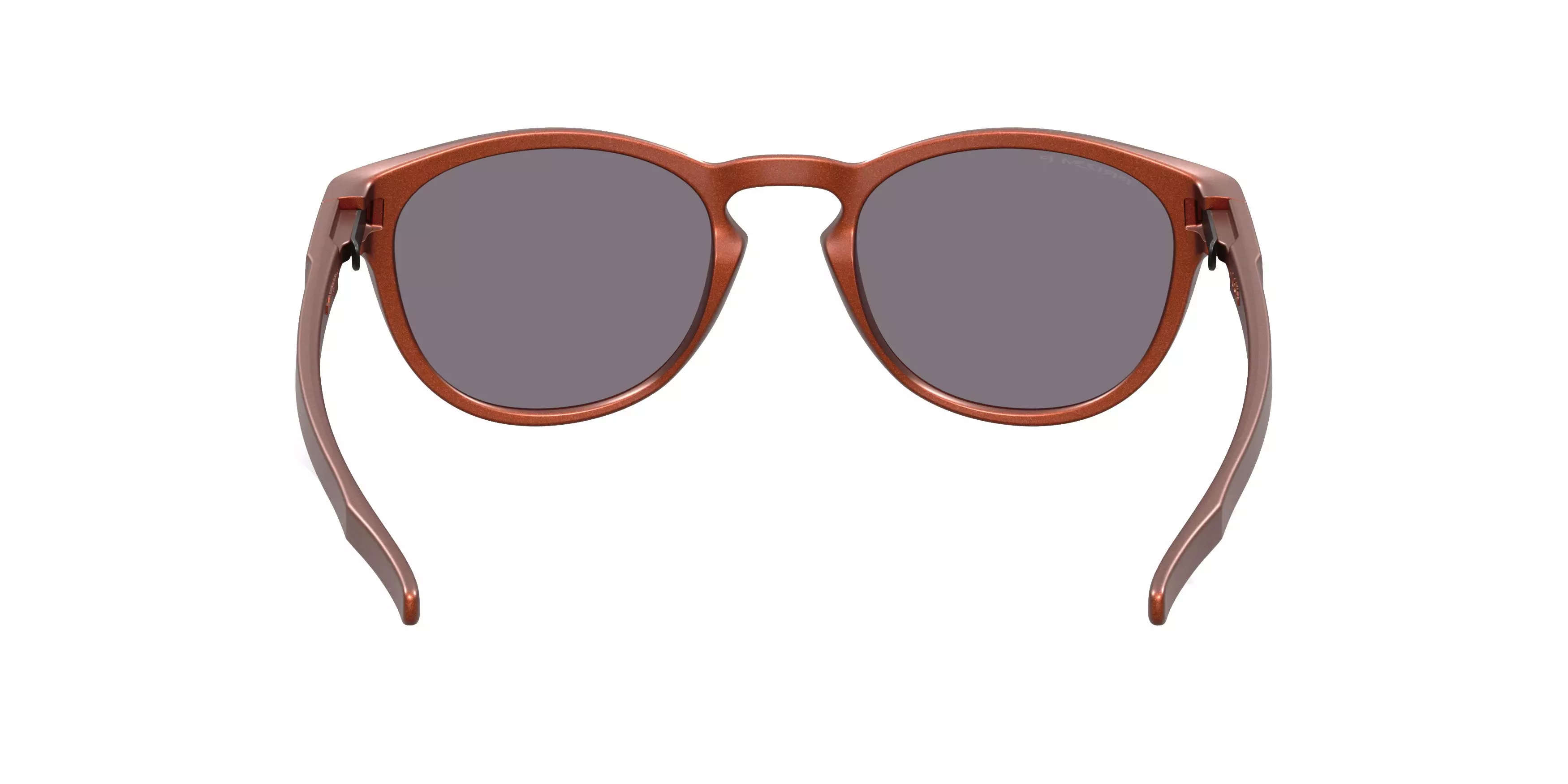 Oakley Latch Prizm Grey Polarized Sunglasses - Matte Fire Orange - ORANGE/GREY