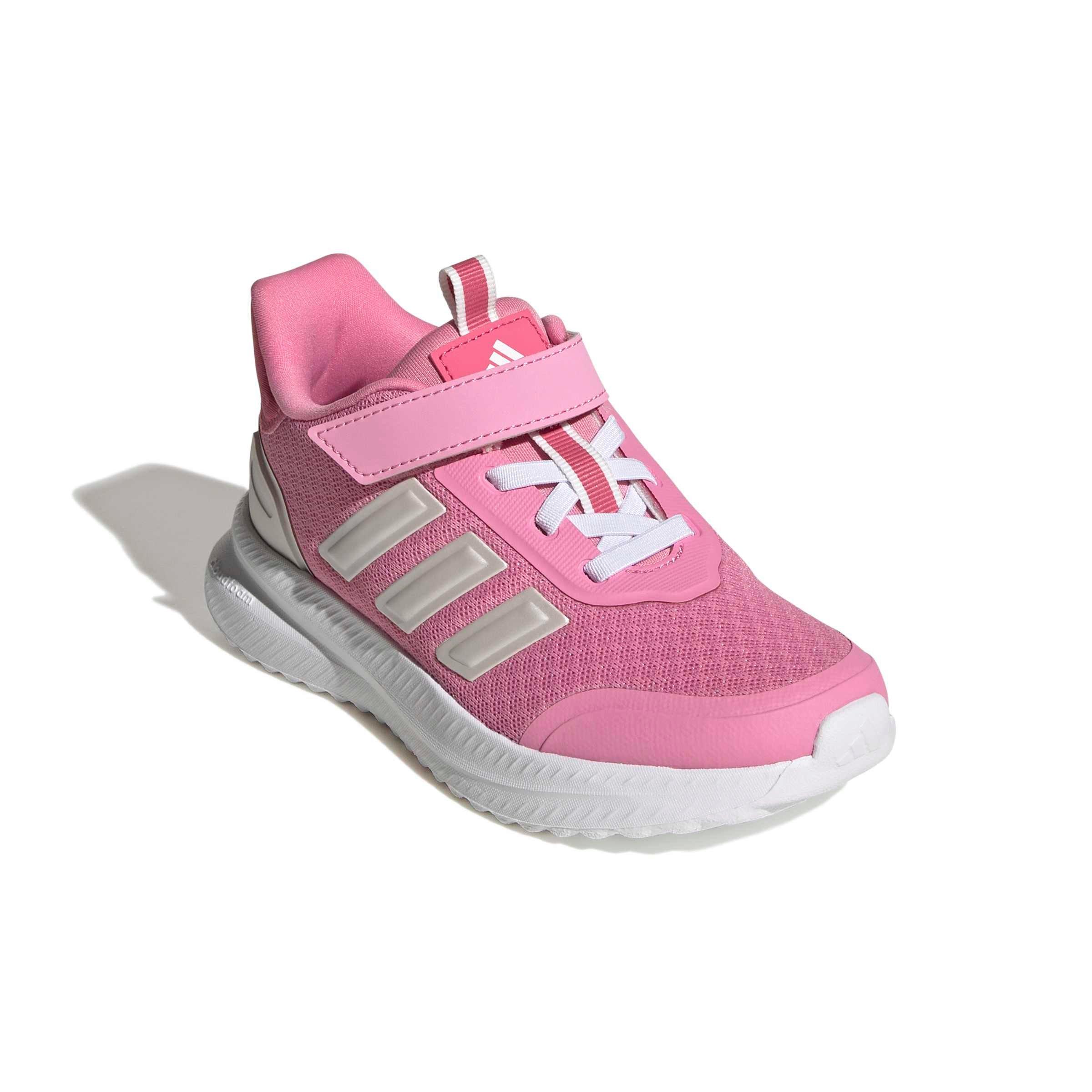 adidas X_PLRPATH "Zero Metallic/St Tropic Bloom/Pink Fusion" Preschool Girls' Shoe - ZERO/BLOOM/PINK