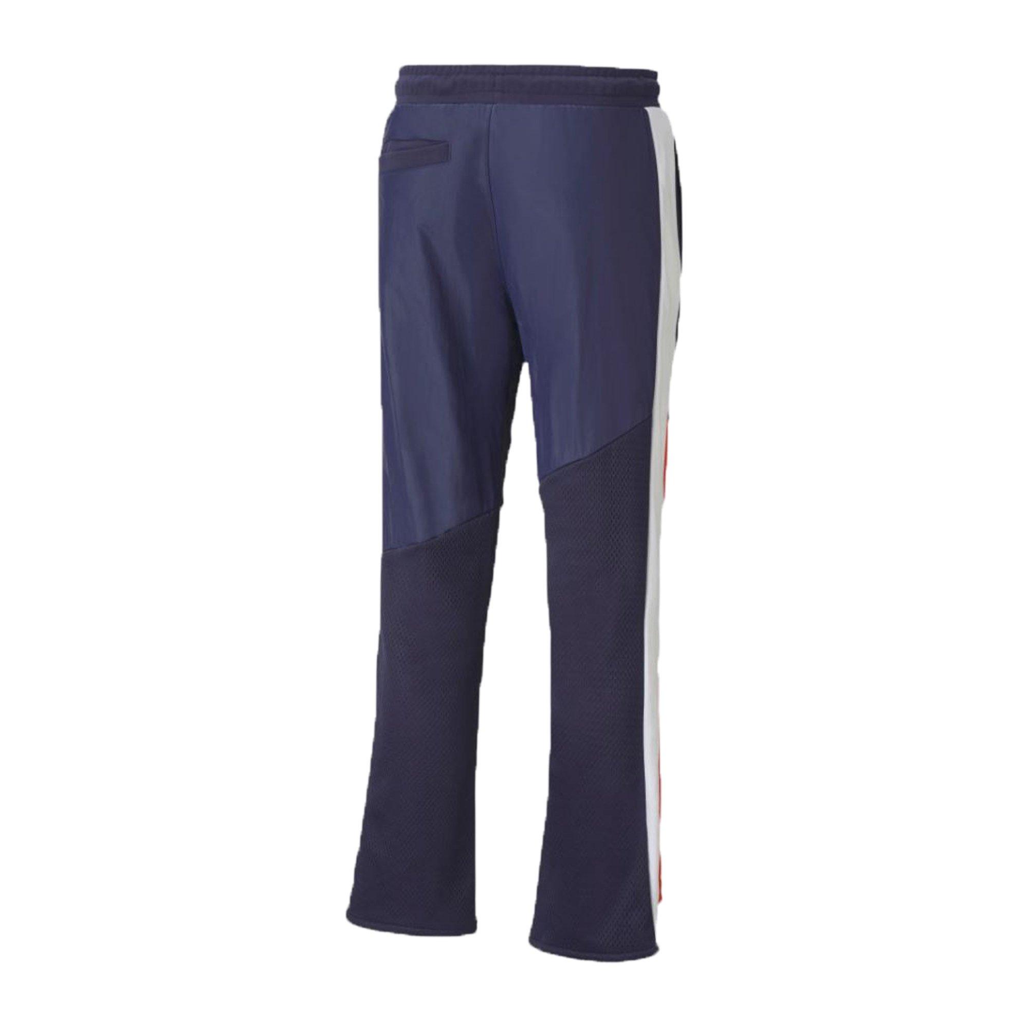 PUMA Men's T7 2020 Fashion Track Pants - NAVY/RED/YELLOW Thumbnail View 2