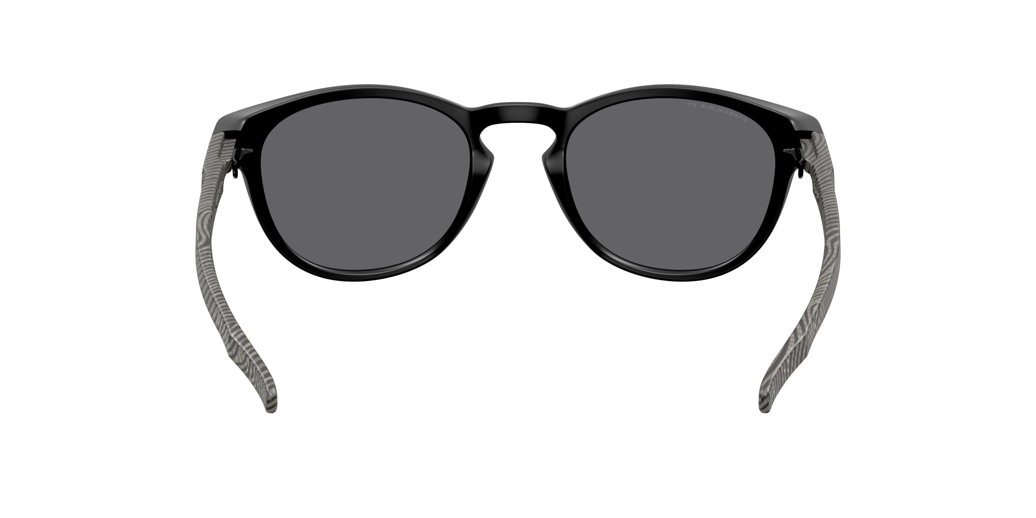 Oakley Latch Prizm Black Polarized Sunglasses - Black Fingerprint - BLACK/GREY Thumbnail View 2