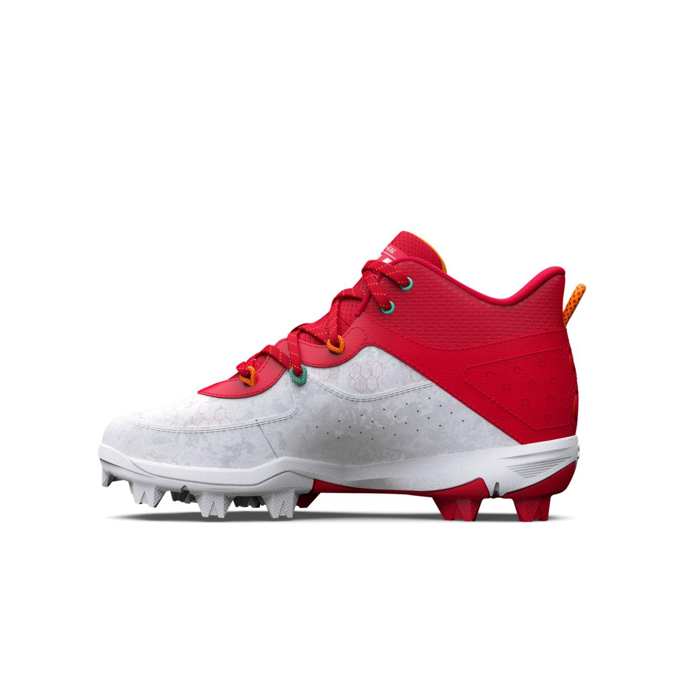 Boys' UA Harper 8 Mid RM Jr. USA Baseball Cleats