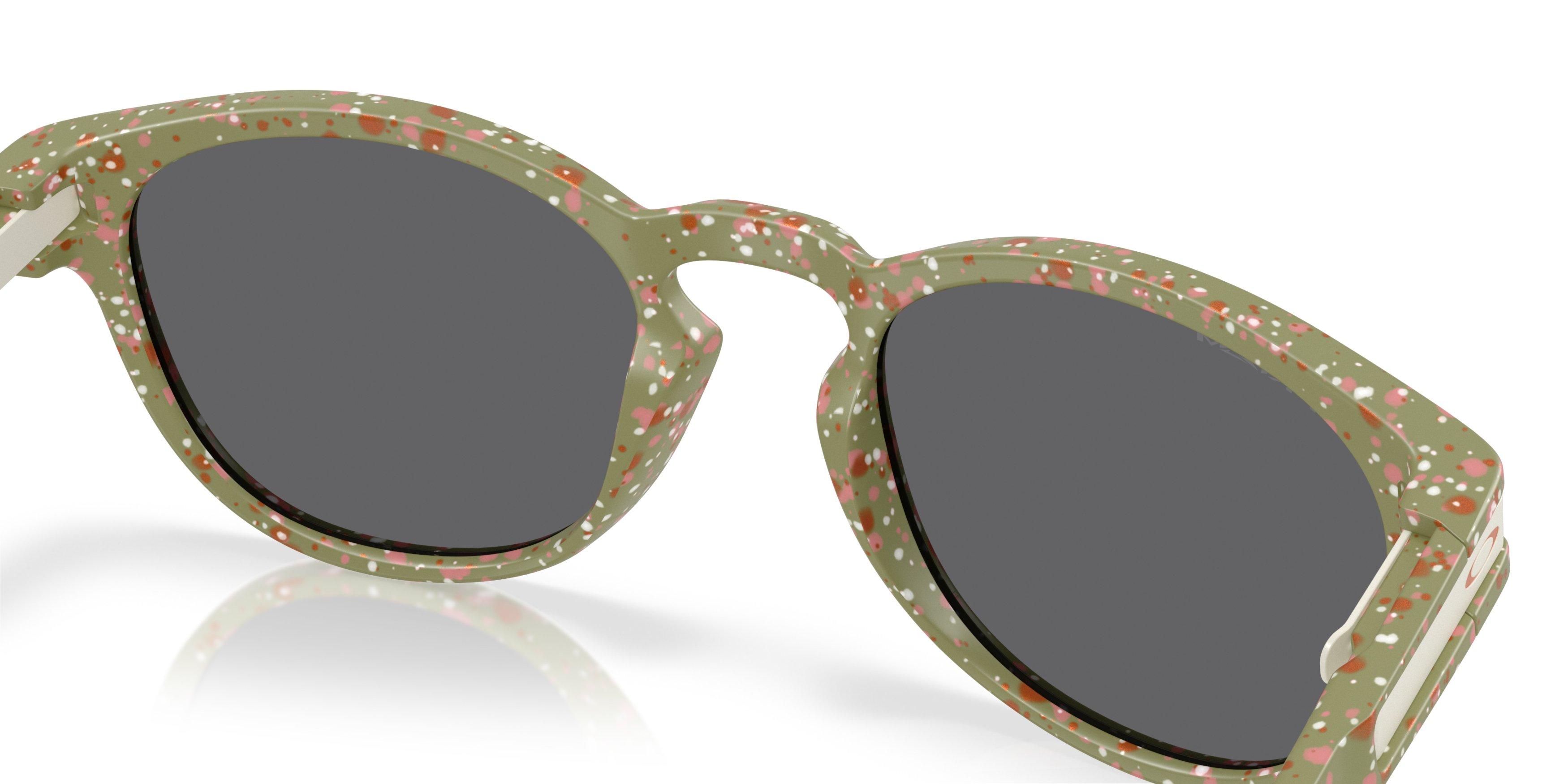 Oakley Latch Prizm Black Sunglasses - Matte Fern Terrazzo - GREEN/GREY Thumbnail View 6