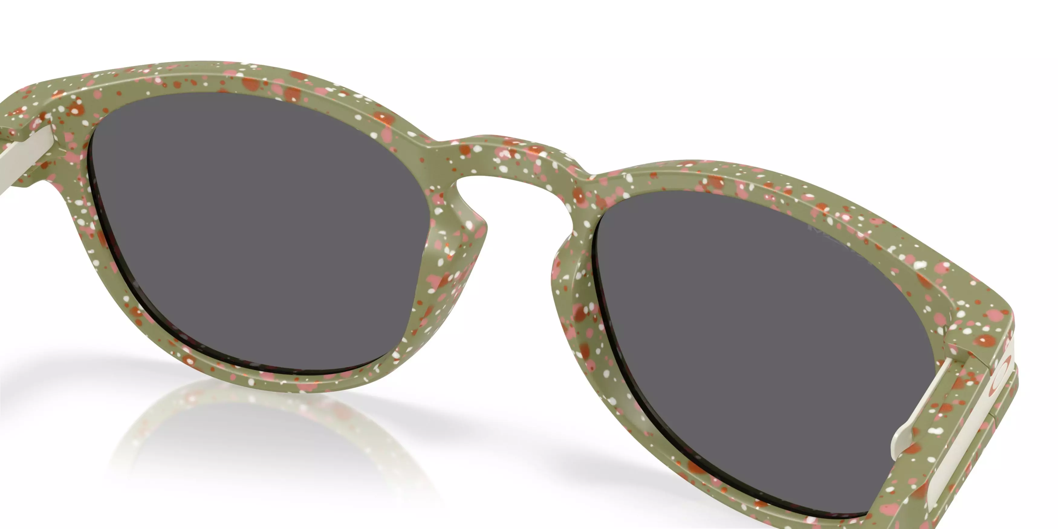 Oakley Latch Prizm Black Sunglasses - Matte Fern Terrazzo - GREEN/GREY