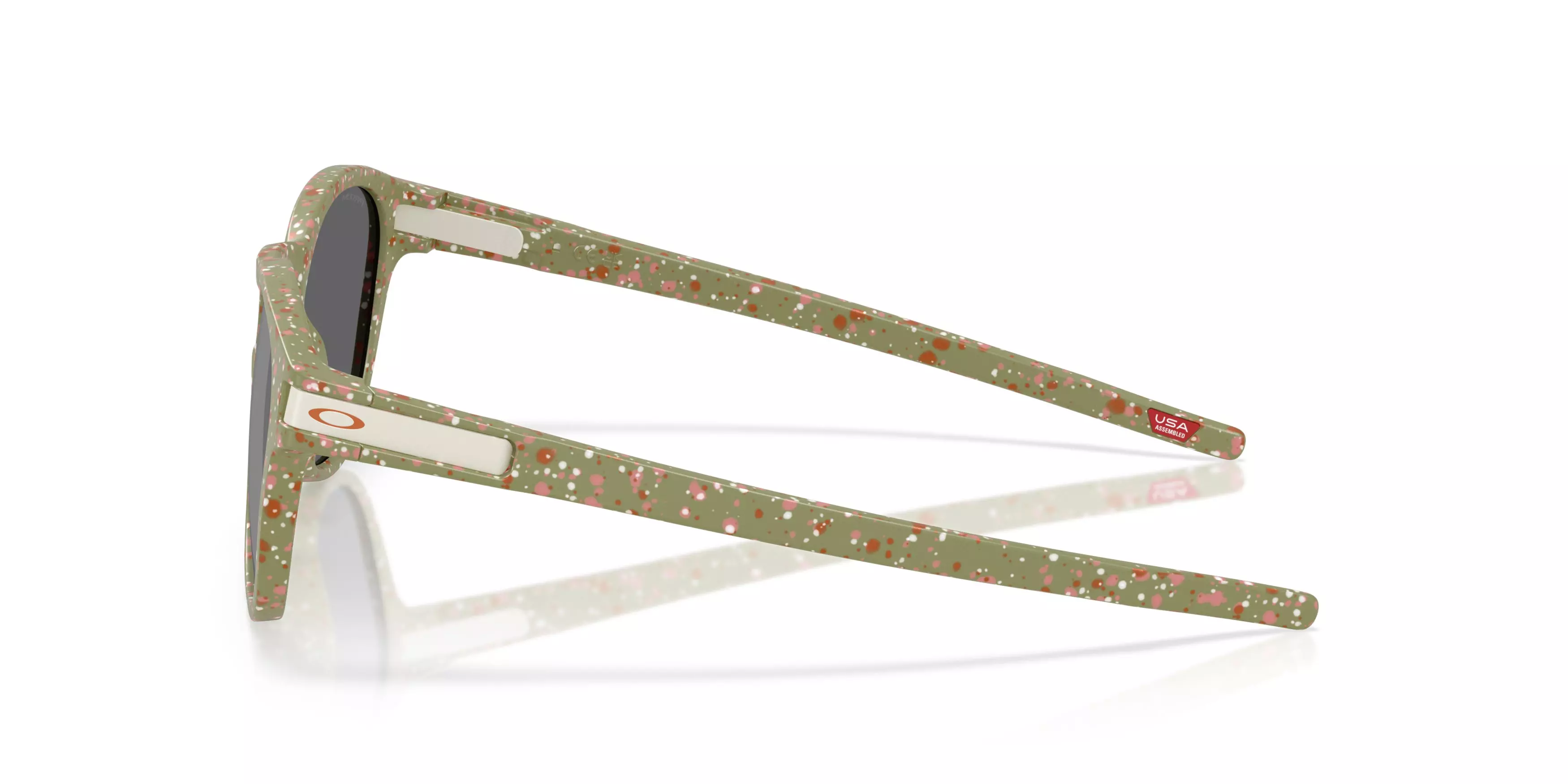 Oakley Latch Prizm Black Sunglasses - Matte Fern Terrazzo - GREEN/GREY