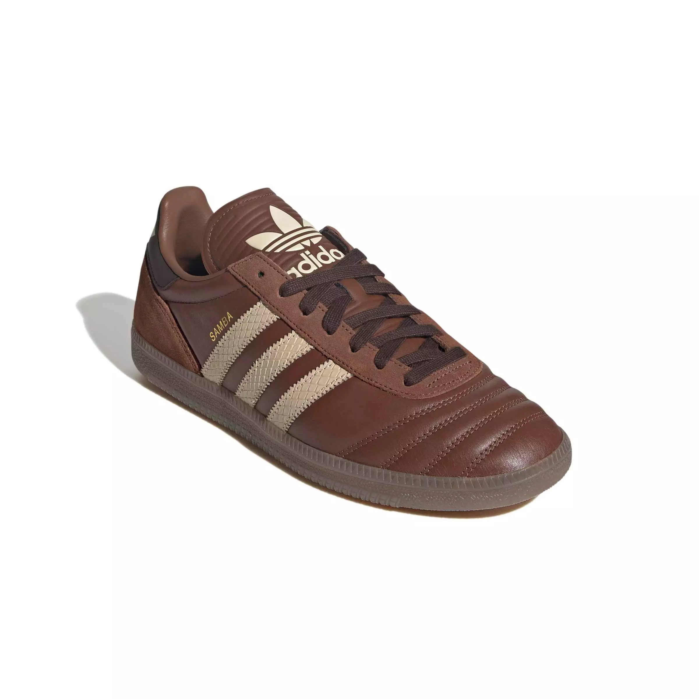 adidas Originals Samba JP "Preloved Brown/Sand Strata/Dark Brown" Men's Shoe - BROWN/SAND/DK BROWN