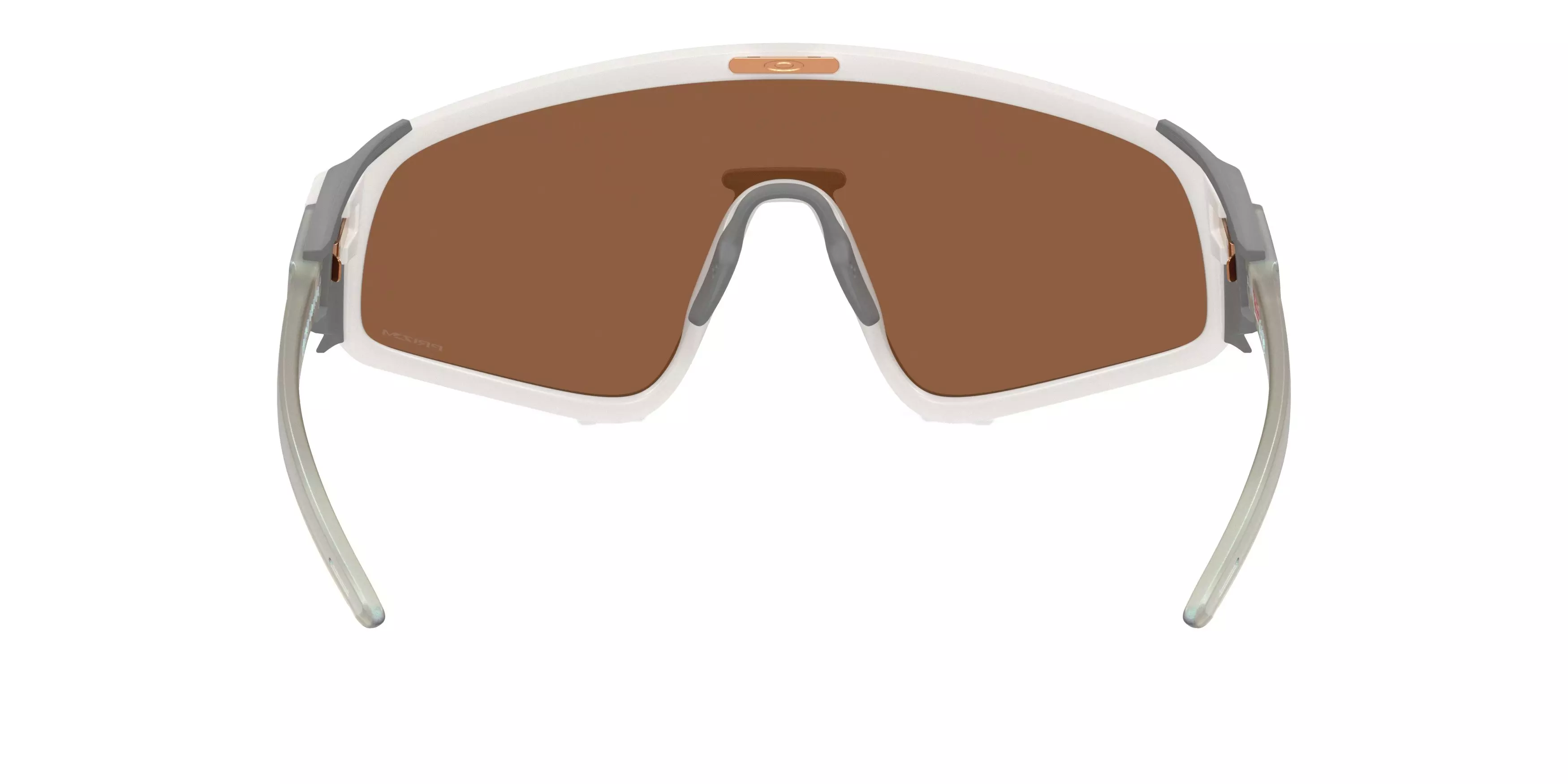 Oakley Latch Panel Prizm Tungsten Sunglasses - Transparent Mist - WHITE/BROWN