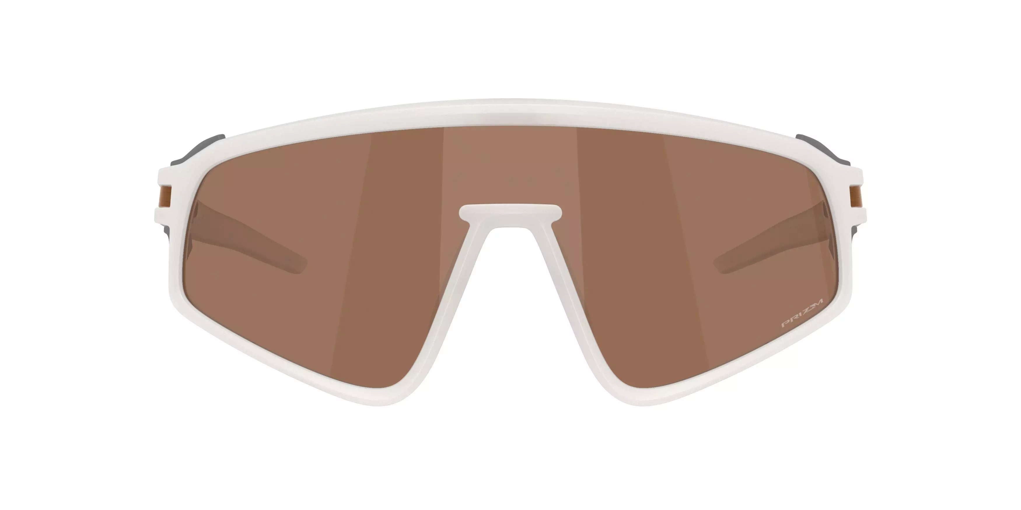 Oakley Latch Panel Prizm Tungsten Sunglasses - Transparent Mist - WHITE/BROWN
