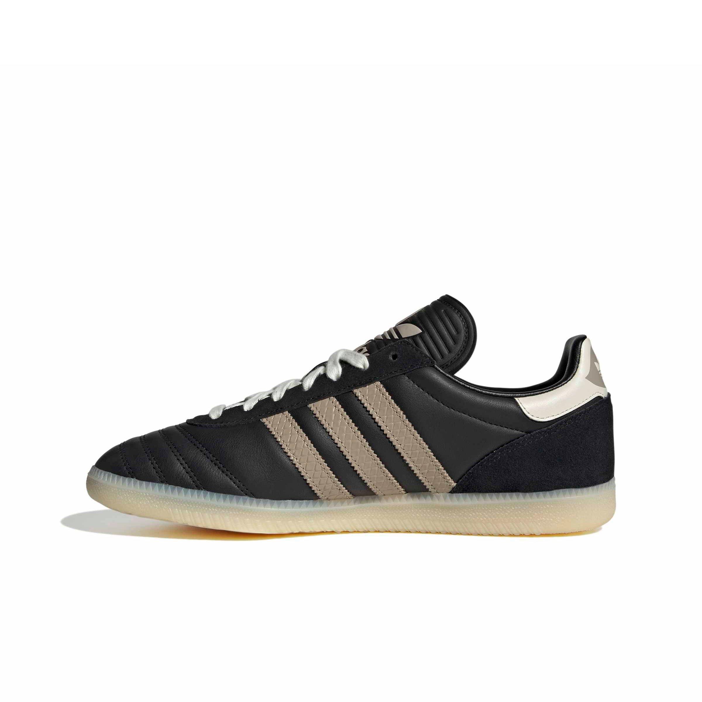 adidas Originals Samba JP "Core Black/Trace Khaki/Cream White" Men's Shoe - BLACK/KHAKI/CREAM Thumbnail View 2
