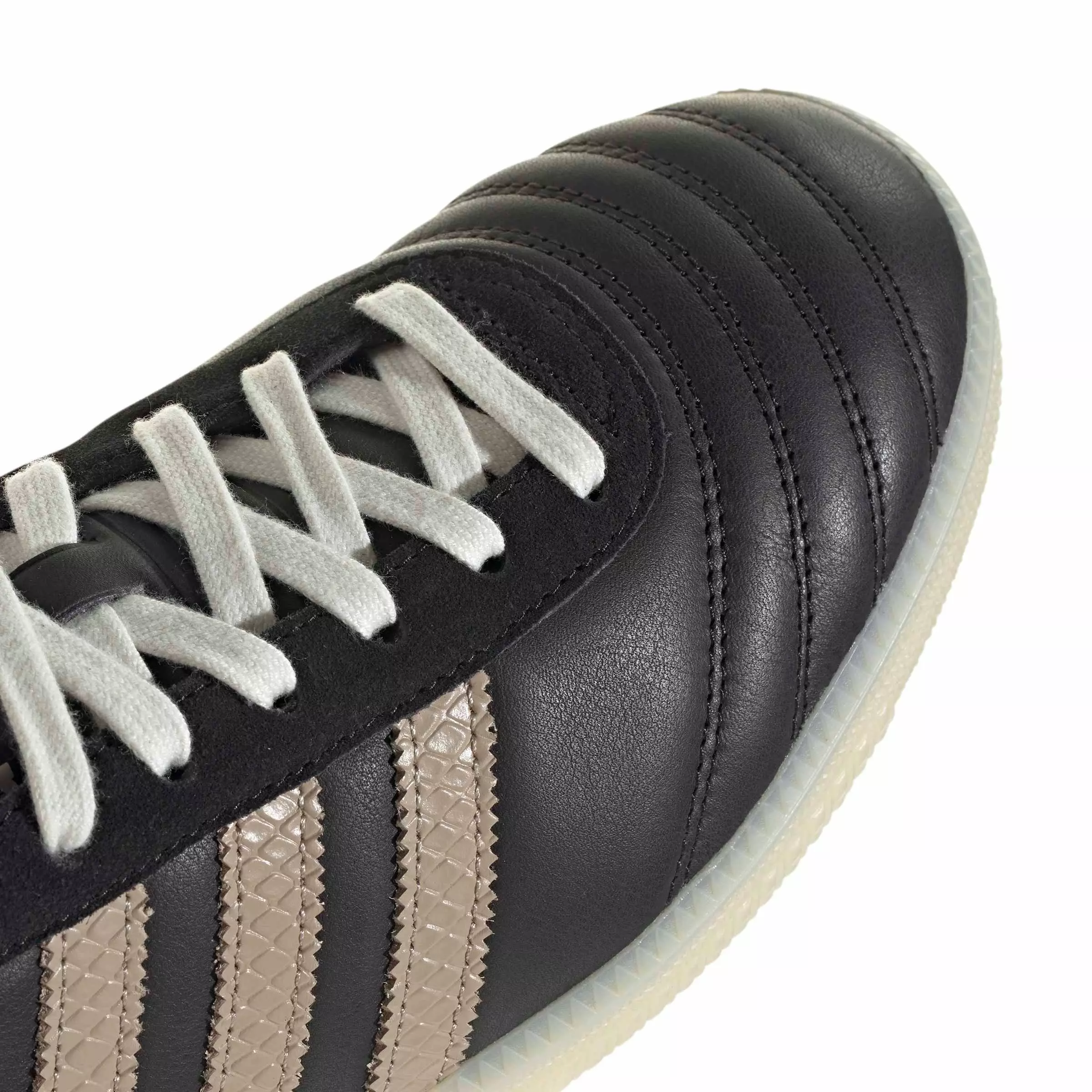adidas Originals Samba JP "Core Black/Trace Khaki/Cream White" Men's Shoe - BLACK/KHAKI/CREAM