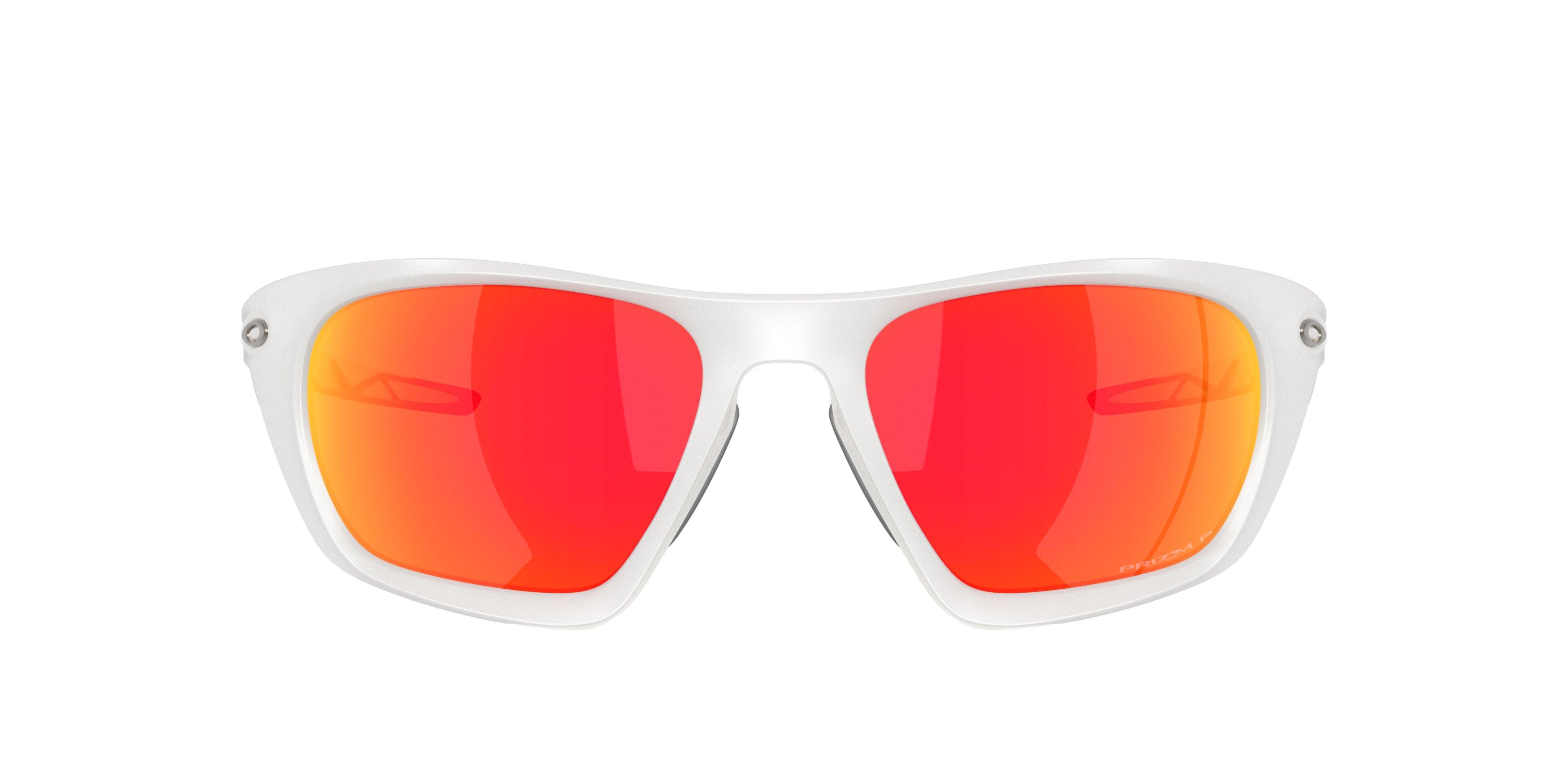 Oakley Lateralis Prizm Ruby Polarized Sunglasses - Transparent Mist - GREY/RED Thumbnail View 3