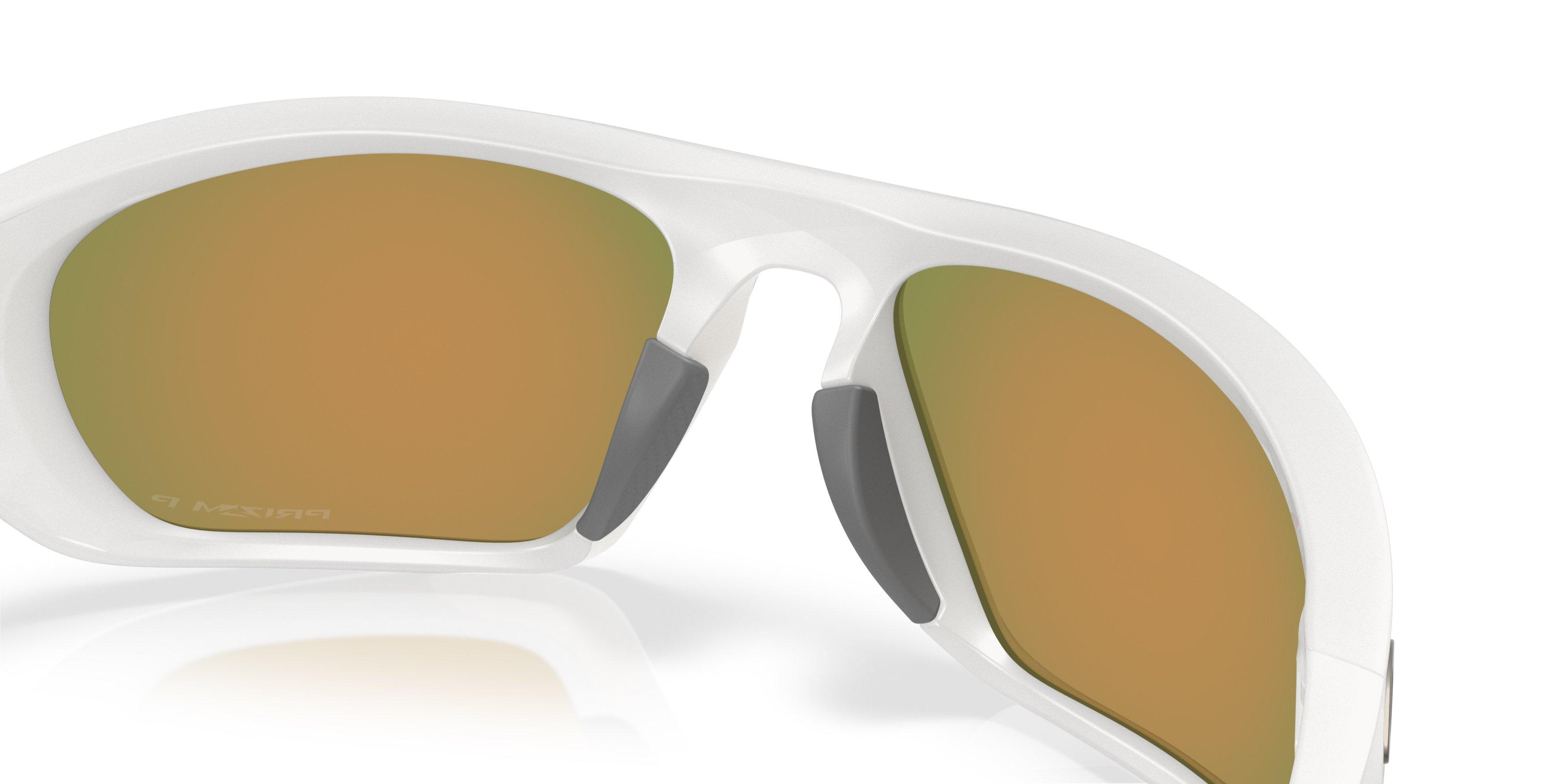 Oakley Lateralis Prizm Ruby Polarized Sunglasses - Transparent Mist - GREY/RED Thumbnail View 6