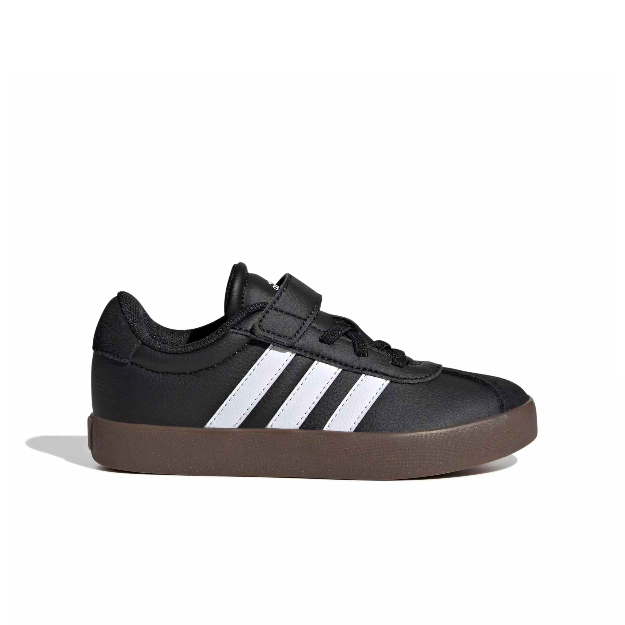 adidas VL Court 3.0 "Core Black/Ftwr White/Core Black" Preschool Boys' Shoe - BLACK/WHITE/BLACK