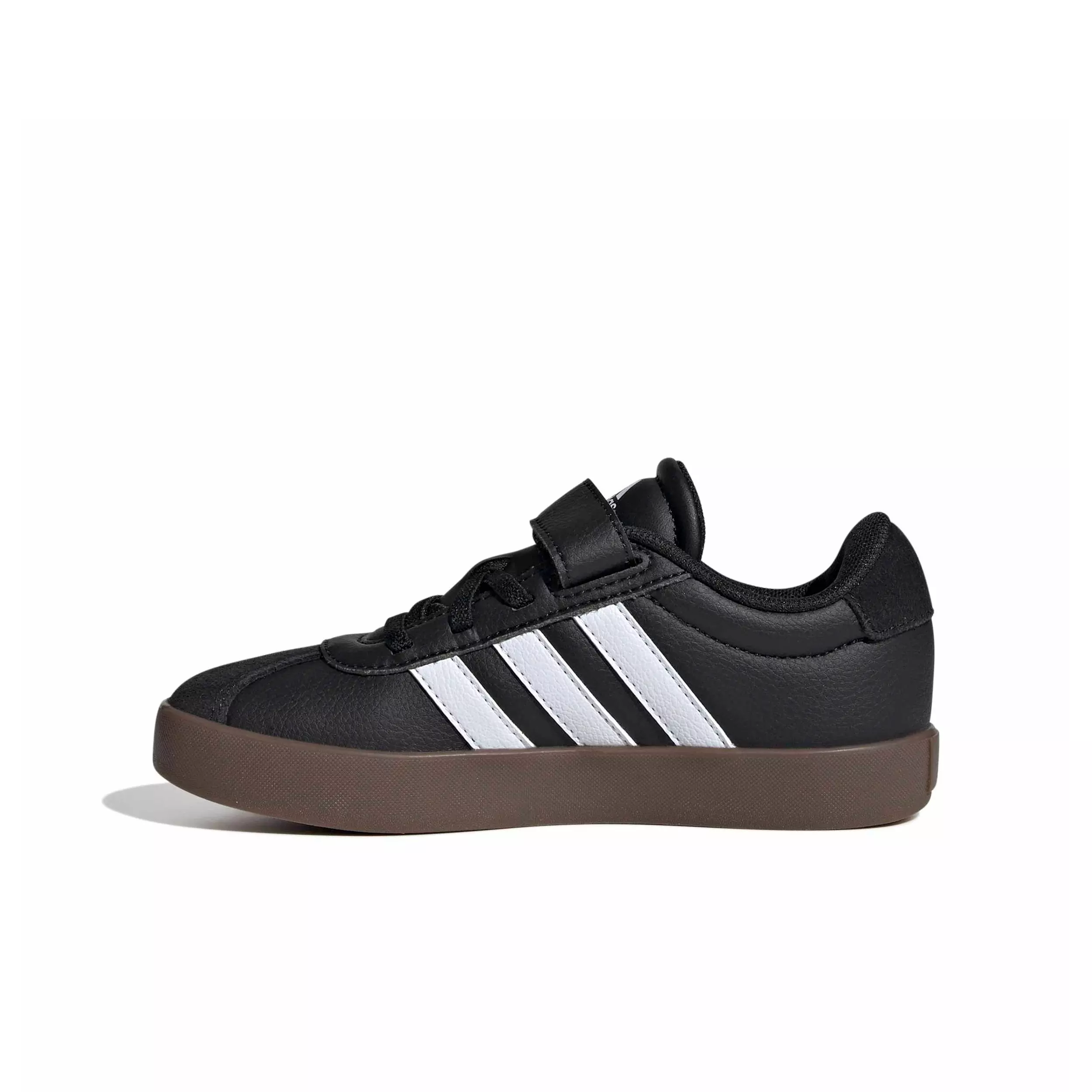 adidas VL Court 3.0 "Core Black/Ftwr White/Core Black" Preschool Boys' Shoe - BLACK/WHITE/BLACK