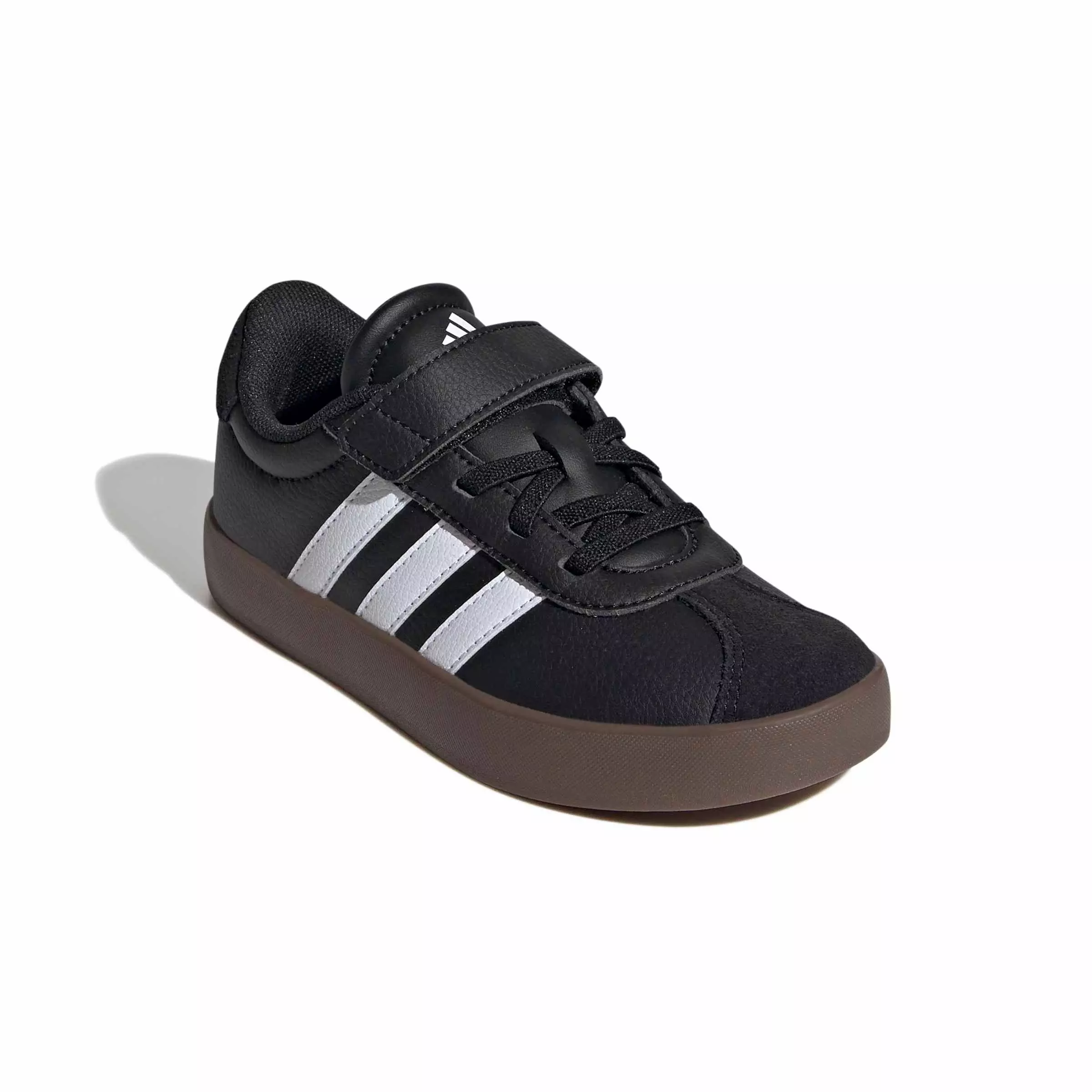 adidas VL Court 3.0 "Core Black/Ftwr White/Core Black" Preschool Boys' Shoe - BLACK/WHITE/BLACK