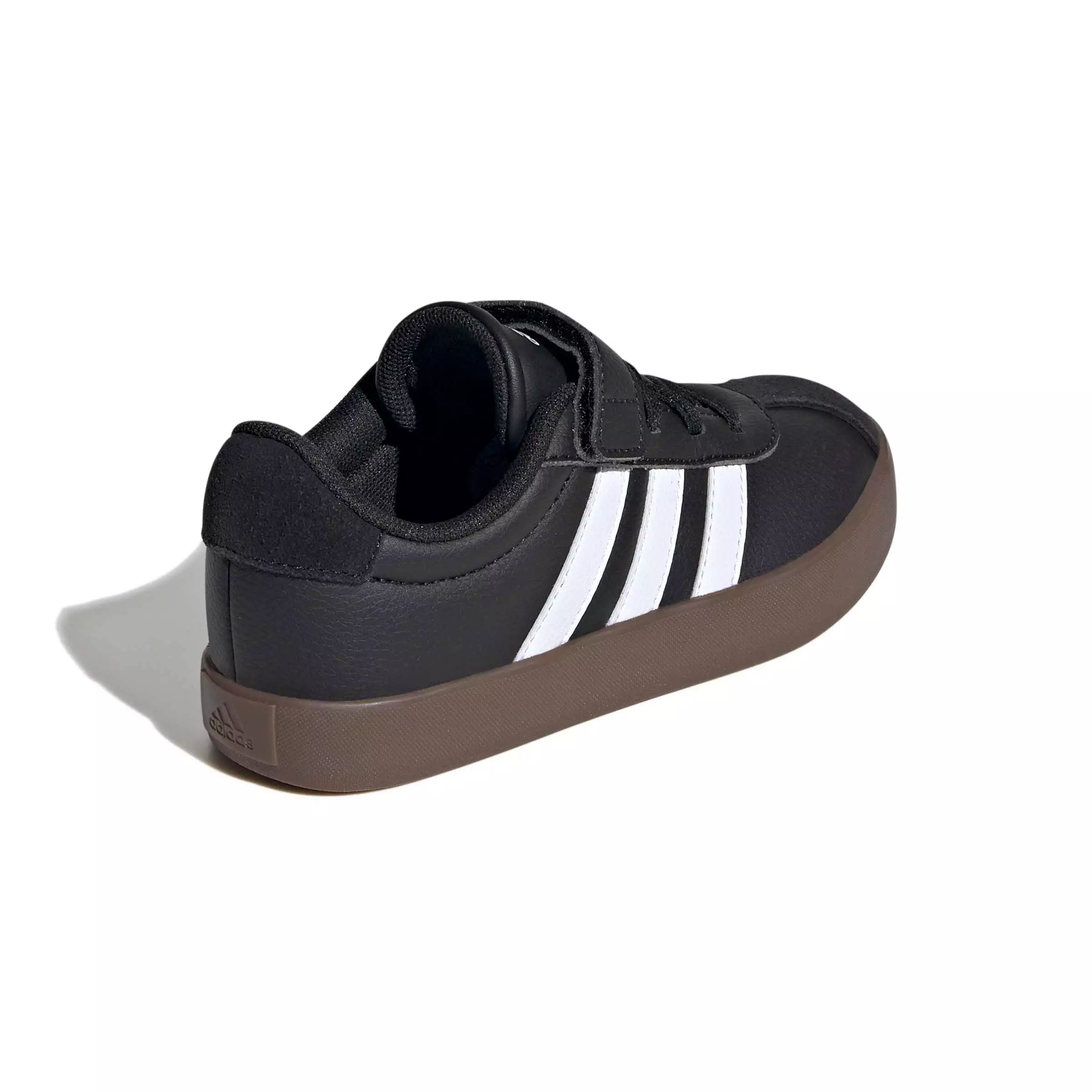 adidas VL Court 3.0 "Core Black/Ftwr White/Core Black" Preschool Boys' Shoe - BLACK/WHITE/BLACK