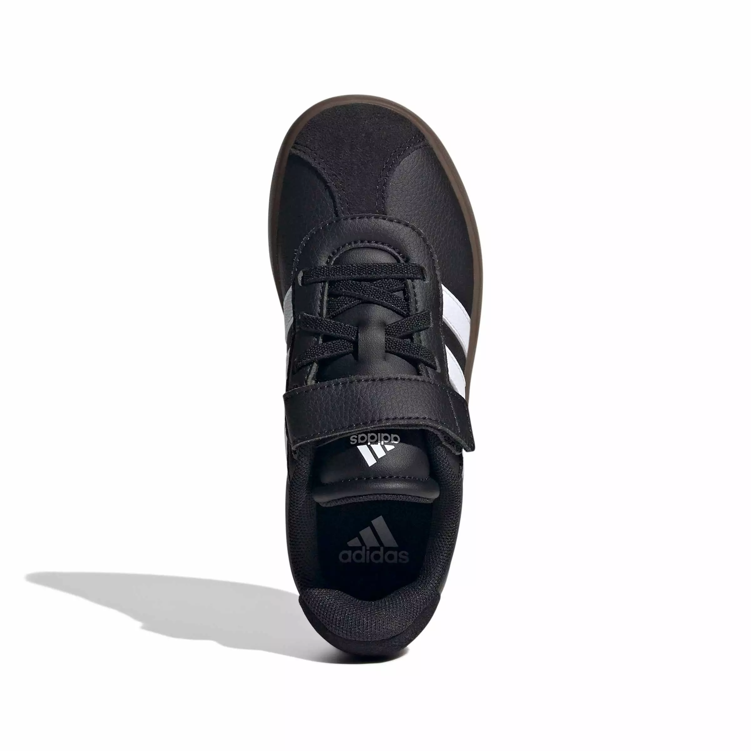 adidas VL Court 3.0 "Core Black/Ftwr White/Core Black" Preschool Boys' Shoe - BLACK/WHITE/BLACK