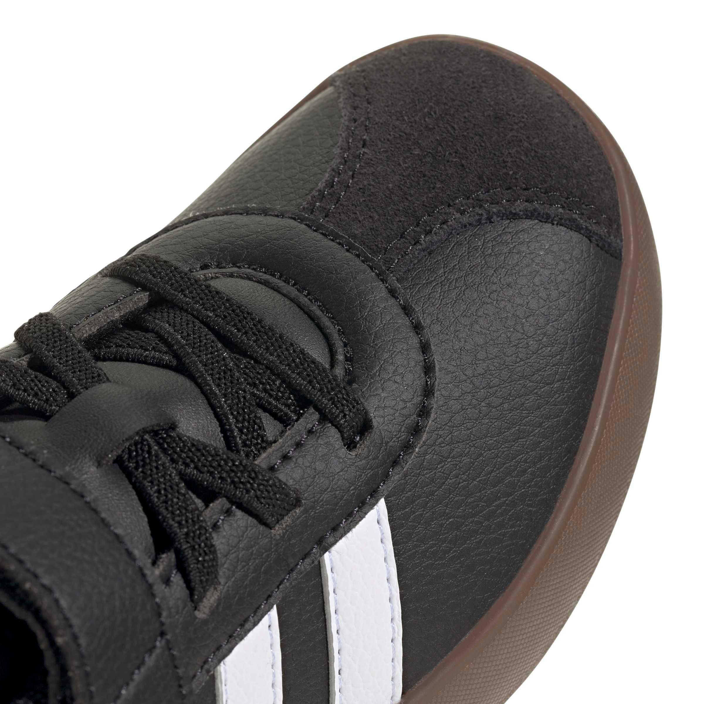 adidas VL Court 3.0 "Core Black/Ftwr White/Core Black" Preschool Boys' Shoe - BLACK/WHITE/BLACK
