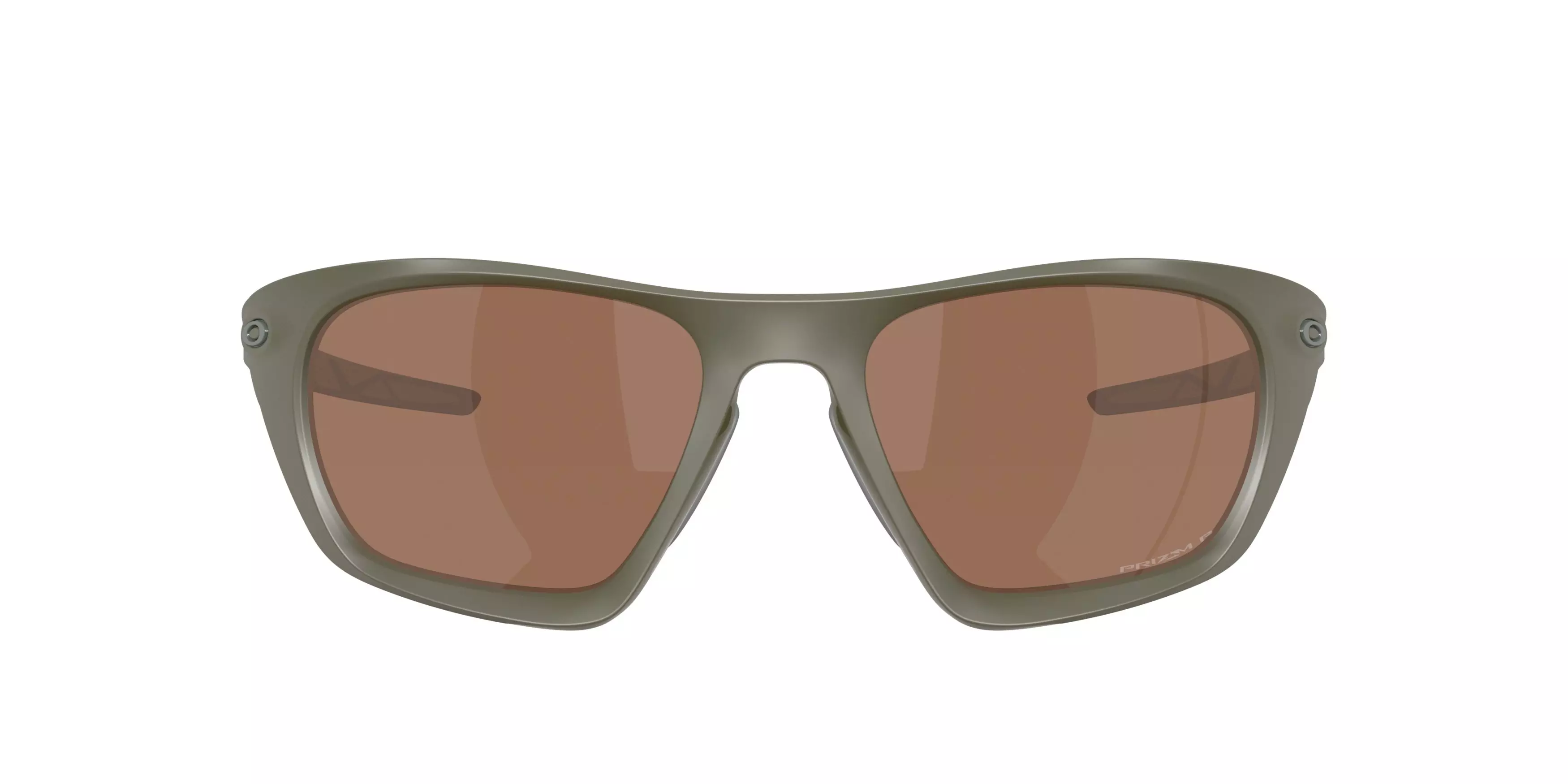 Oakley Lateralis Prizm Tungsten Polarized Sunglasses - Matte Moss - GREEN/BROWN
