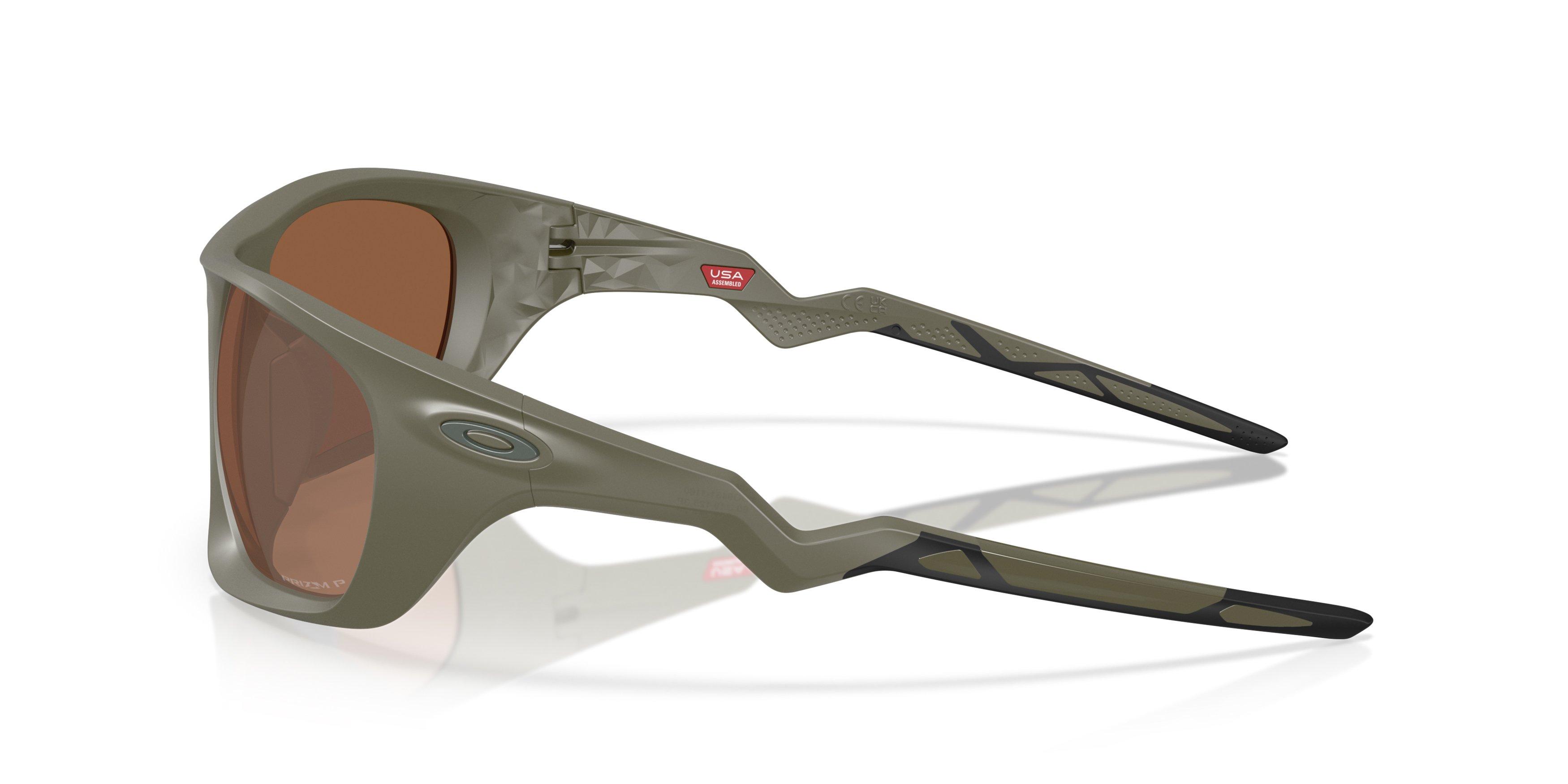 Oakley Lateralis Prizm Tungsten Polarized Sunglasses - Matte Moss - GREEN/BROWN Thumbnail View 8