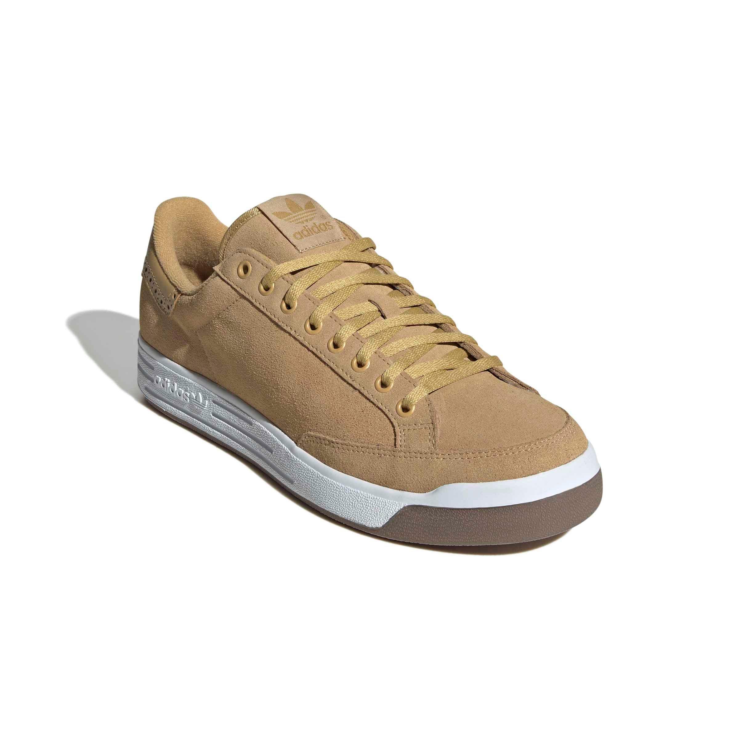 adidas Originals Rod Laver "Golden Beige/Golden Beige/Gum 5" Men's Shoe - BEIGE/BEIGE/GUM Thumbnail View 3