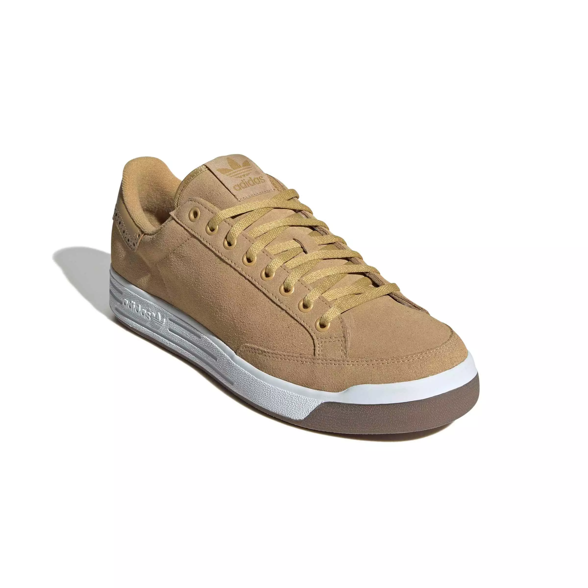 adidas Originals Rod Laver "Golden Beige/Golden Beige/Gum 5" Men's Shoe - BEIGE/BEIGE/GUM