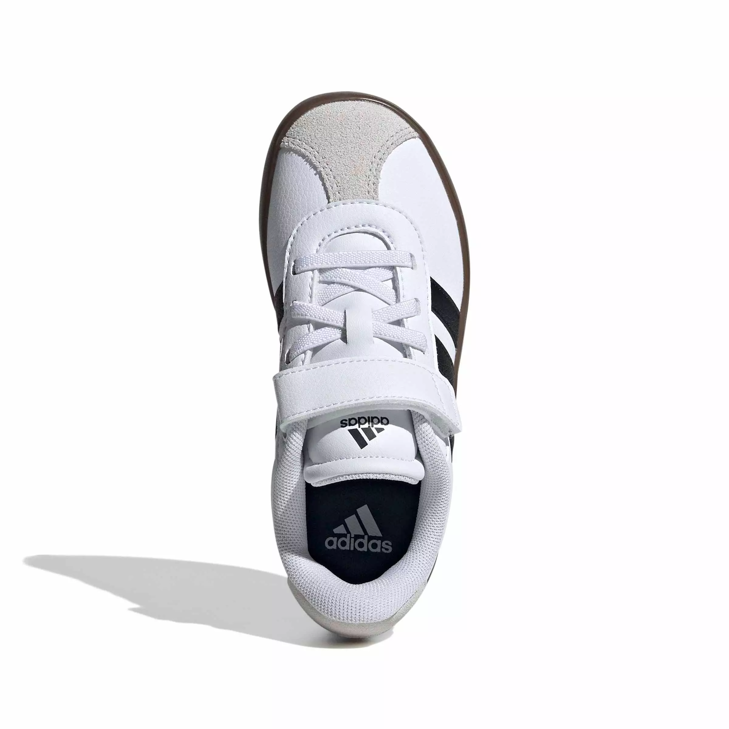 adidas VL Court 3.0 "Ftwr White/Core Black/Grey One" Preschool Boys' Shoe - WHITE/BLACK/GREY