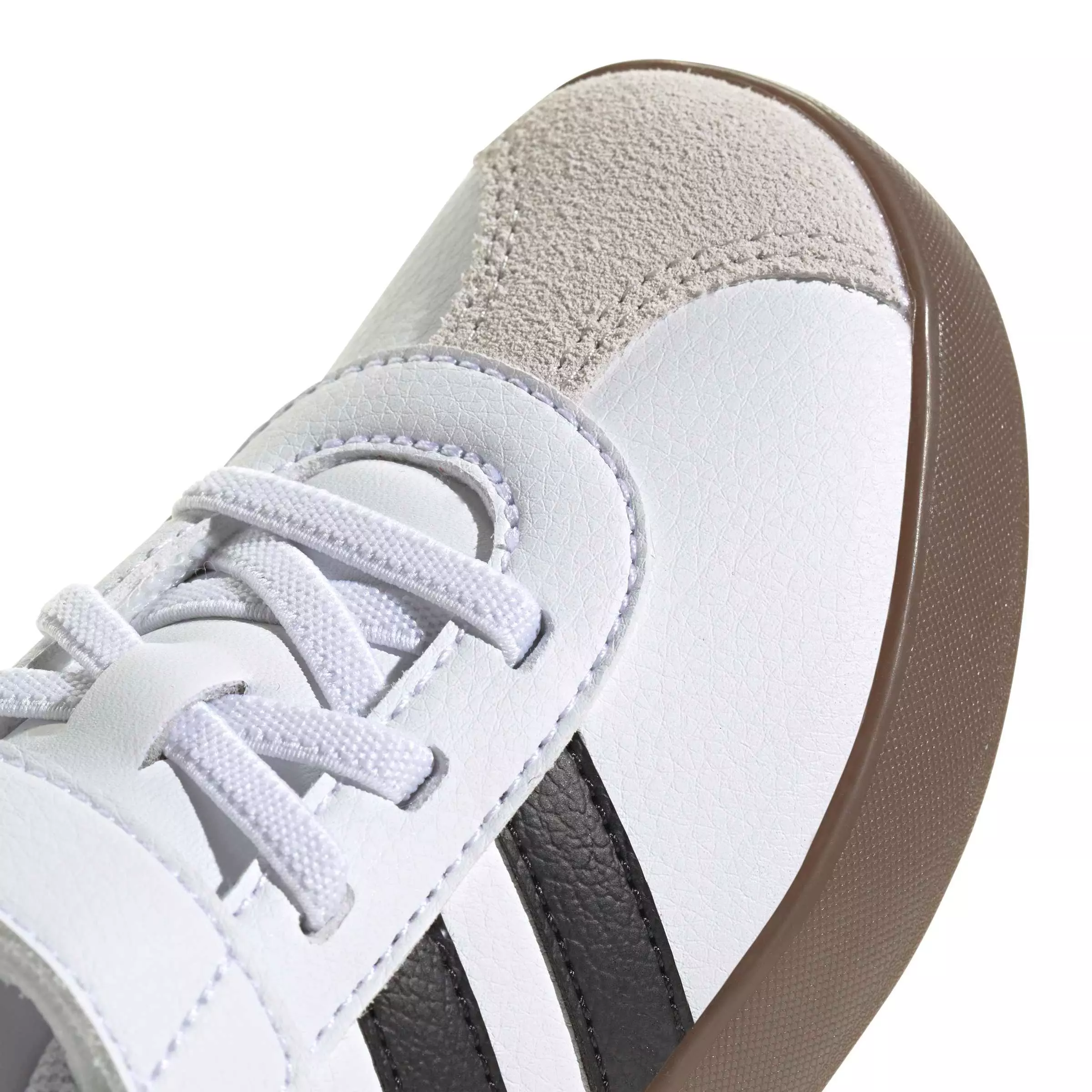 adidas VL Court 3.0 "Ftwr White/Core Black/Grey One" Preschool Boys' Shoe - WHITE/BLACK/GREY