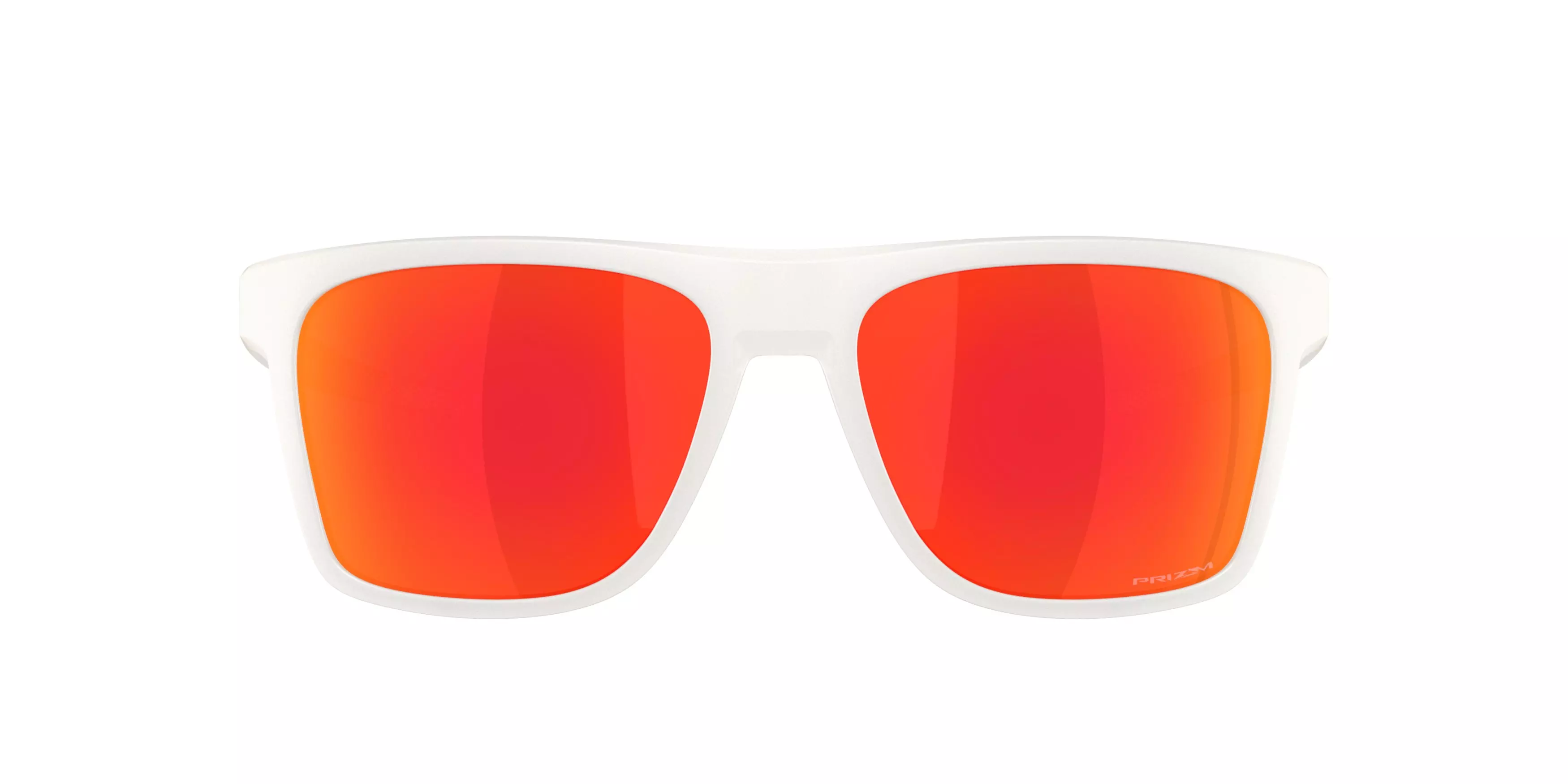 Oakley Leffingwell Prizm Ruby Sunglasses - Transparent Mist - GREY/RED