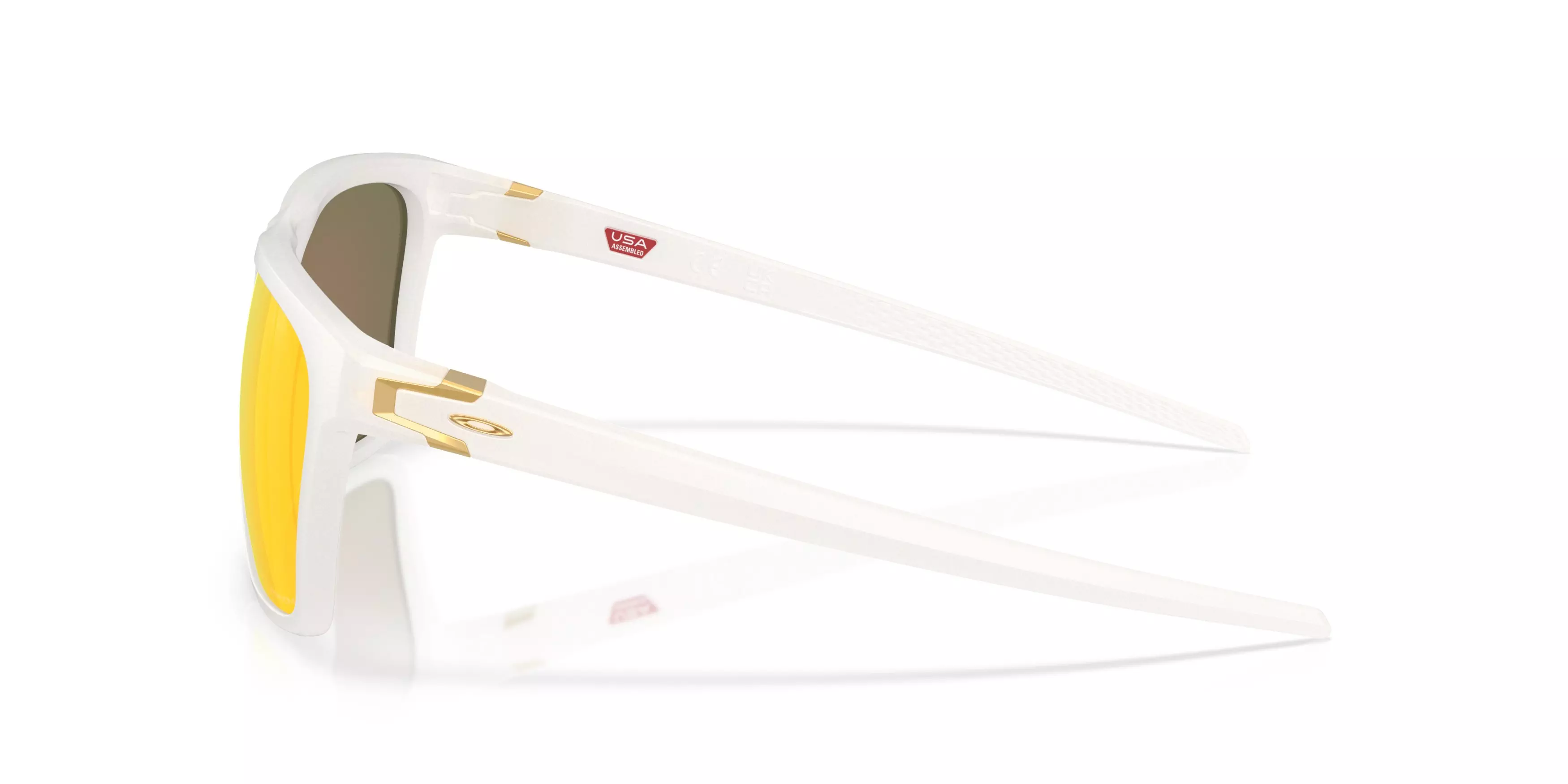 Oakley Leffingwell Prizm Ruby Sunglasses - Transparent Mist - GREY/RED