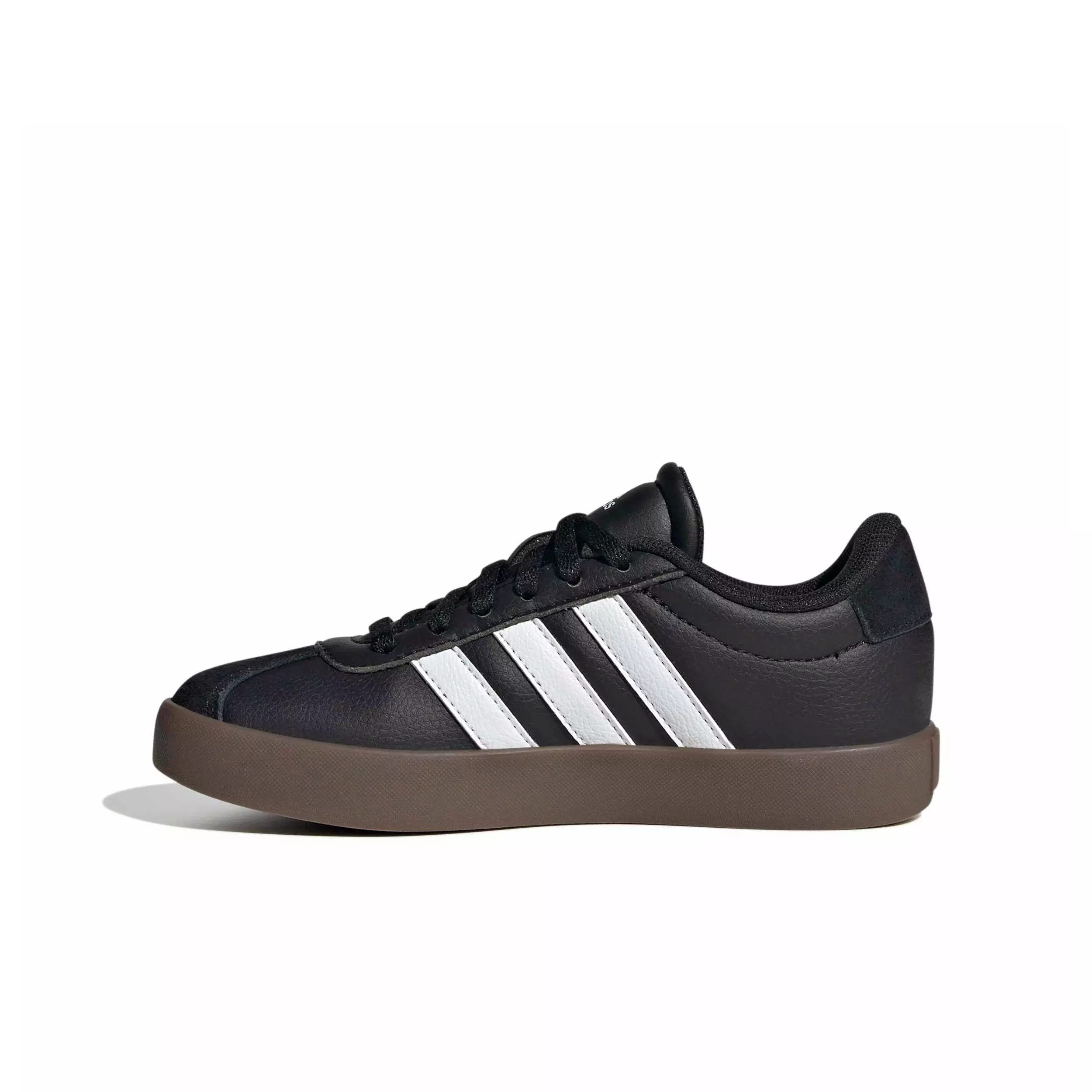 adidas VL Court 3.0 "Core Black/Ftwr White/Gum 5" Preschool Boys' Shoe - BLACK/WHITE/GUM