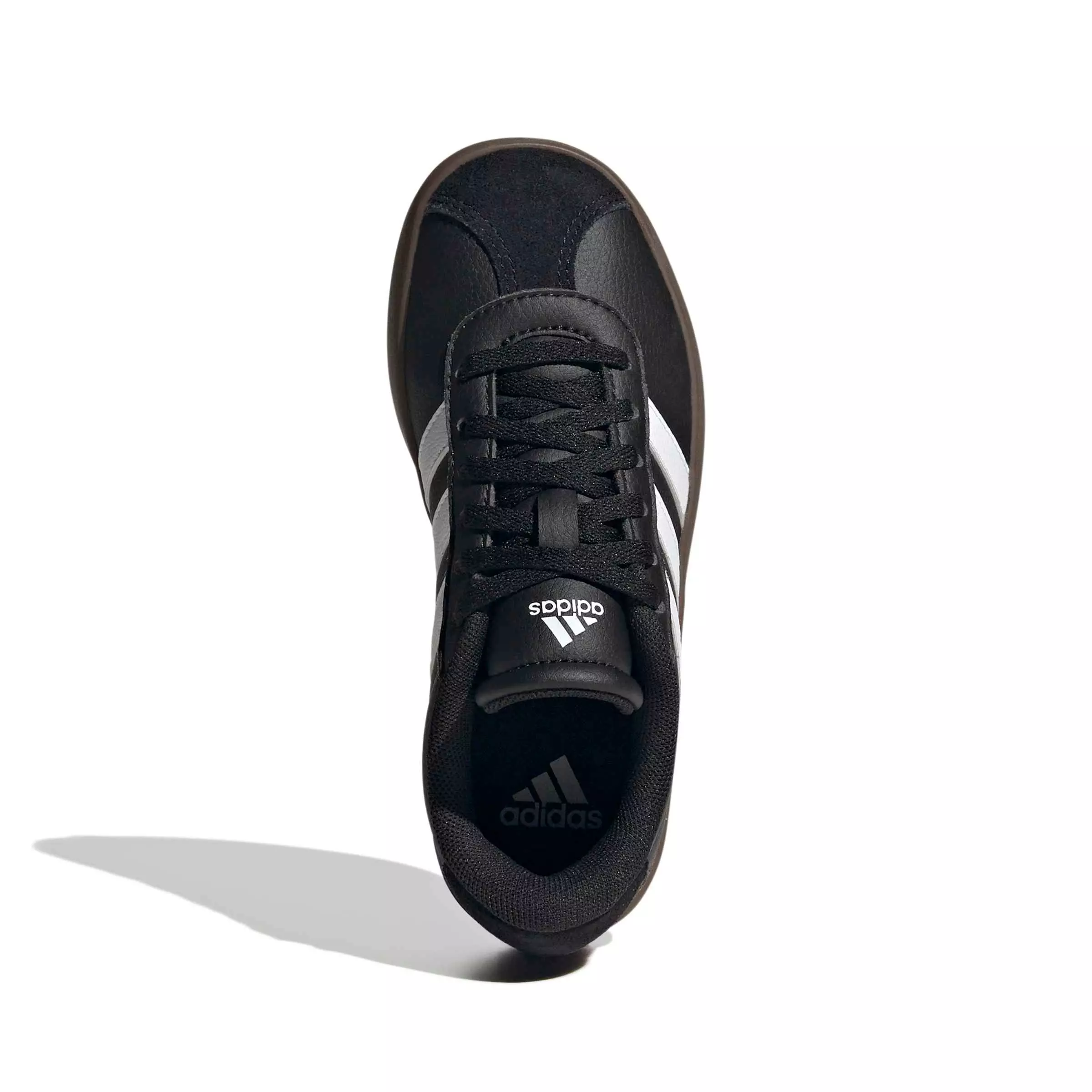 adidas VL Court 3.0 "Core Black/Ftwr White/Gum 5" Preschool Boys' Shoe - BLACK/WHITE/GUM