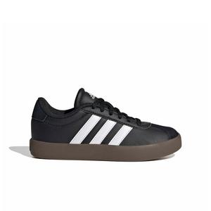adidas VL Court 3.0 "Core Black/Ftwr White/Gum 5" Preschool Boys' Shoe - BLACK/WHITE/GUM