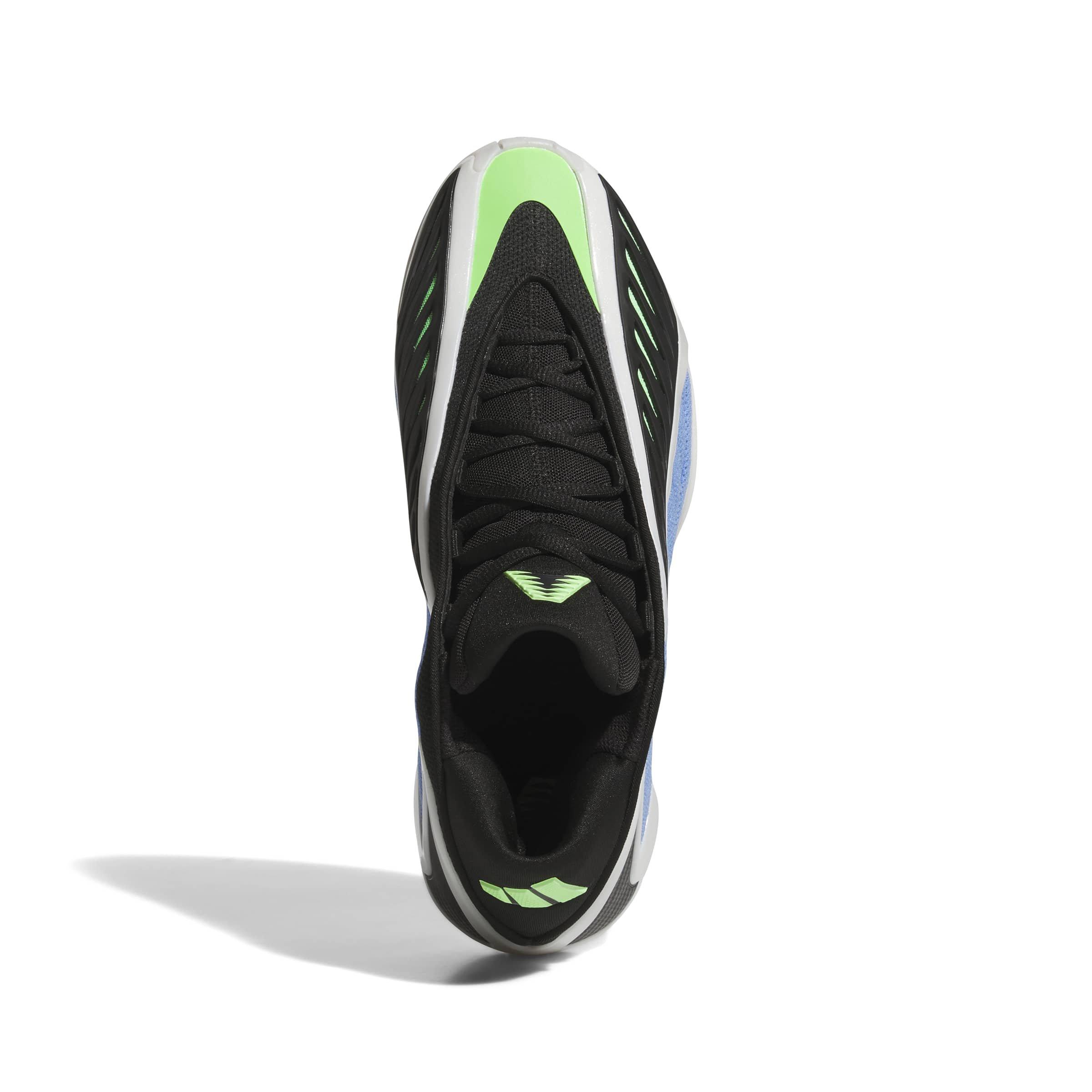 adidas Anthony Edwards 2 "Blue Fusion/Zero Metallic/Lime Burst" Men's Basketball Shoe - BLUE/ZERO/LIME Thumbnail View 5