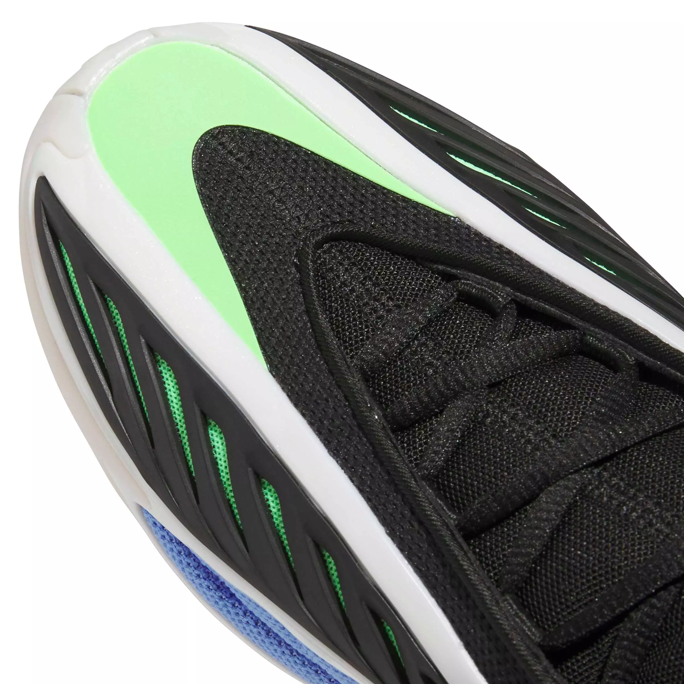 adidas Anthony Edwards 2 "Blue Fusion/Zero Metallic/Lime Burst" Men's Basketball Shoe - BLUE/ZERO/LIME