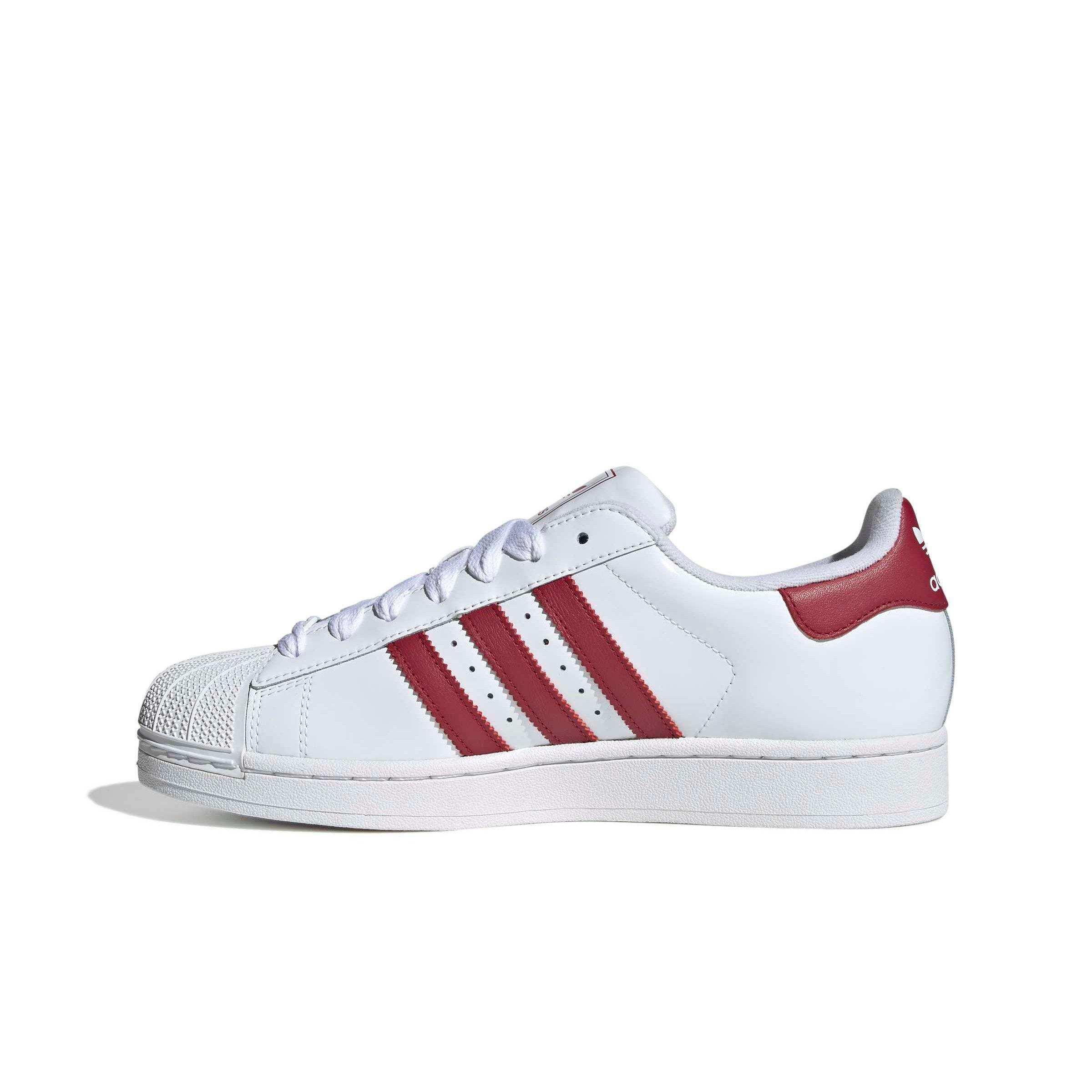 adidas Originals Superstar II "Ftwr White/Team Victory Red/Ftwr White" Men's Shoe - WHITE/RED/WHITE Thumbnail View 2