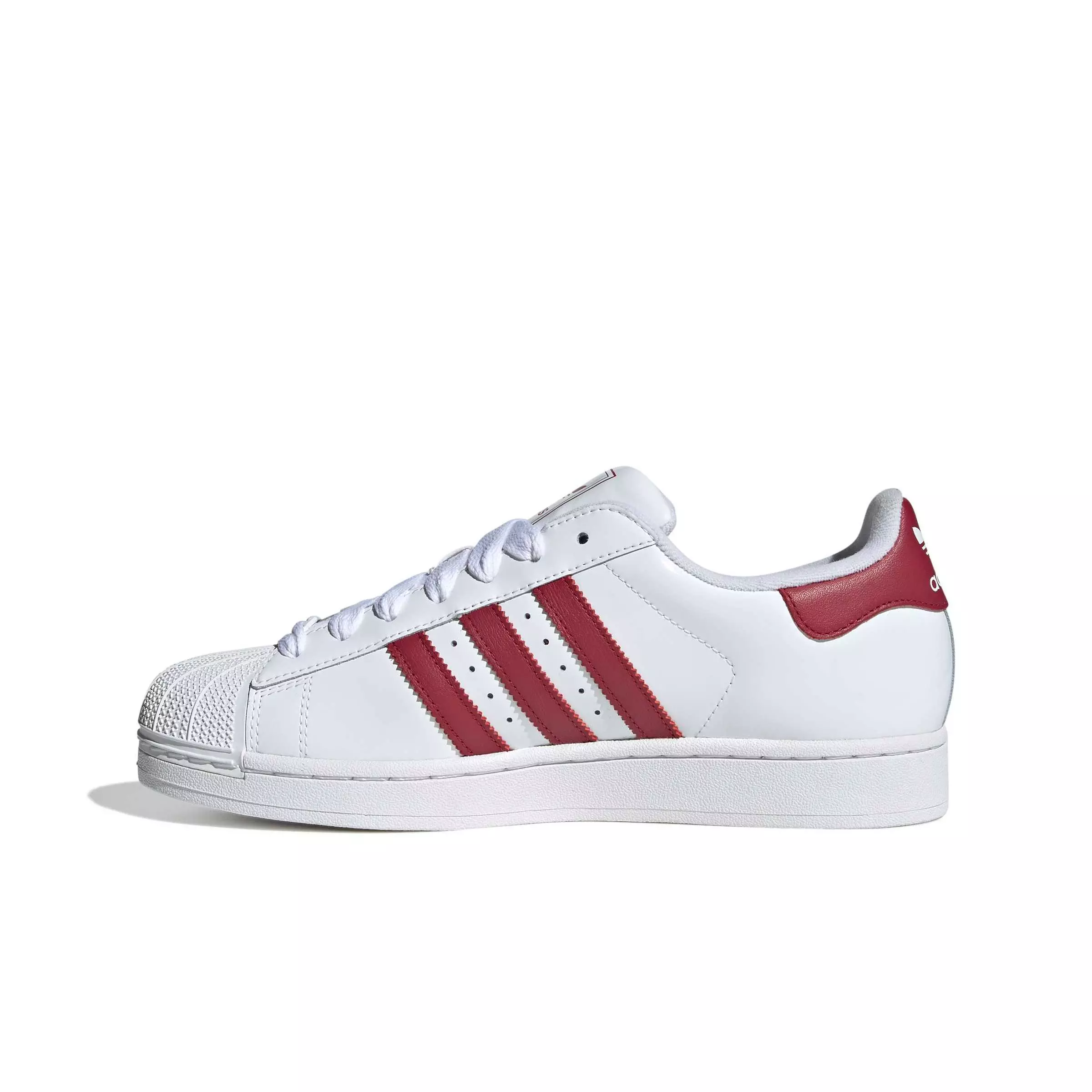 adidas Originals Superstar II "Ftwr White/Team Victory Red/Ftwr White" Men's Shoe - WHITE/RED/WHITE