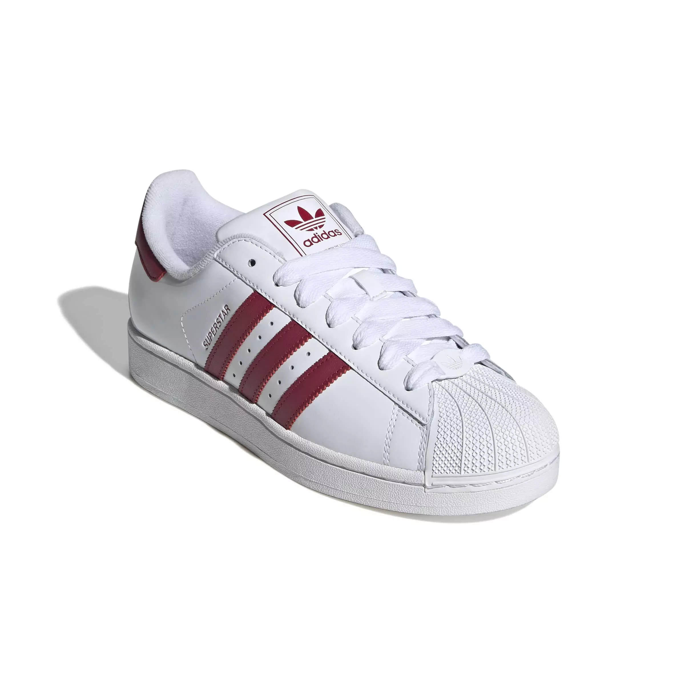 adidas Originals Superstar II "Ftwr White/Team Victory Red/Ftwr White" Men's Shoe - WHITE/RED/WHITE
