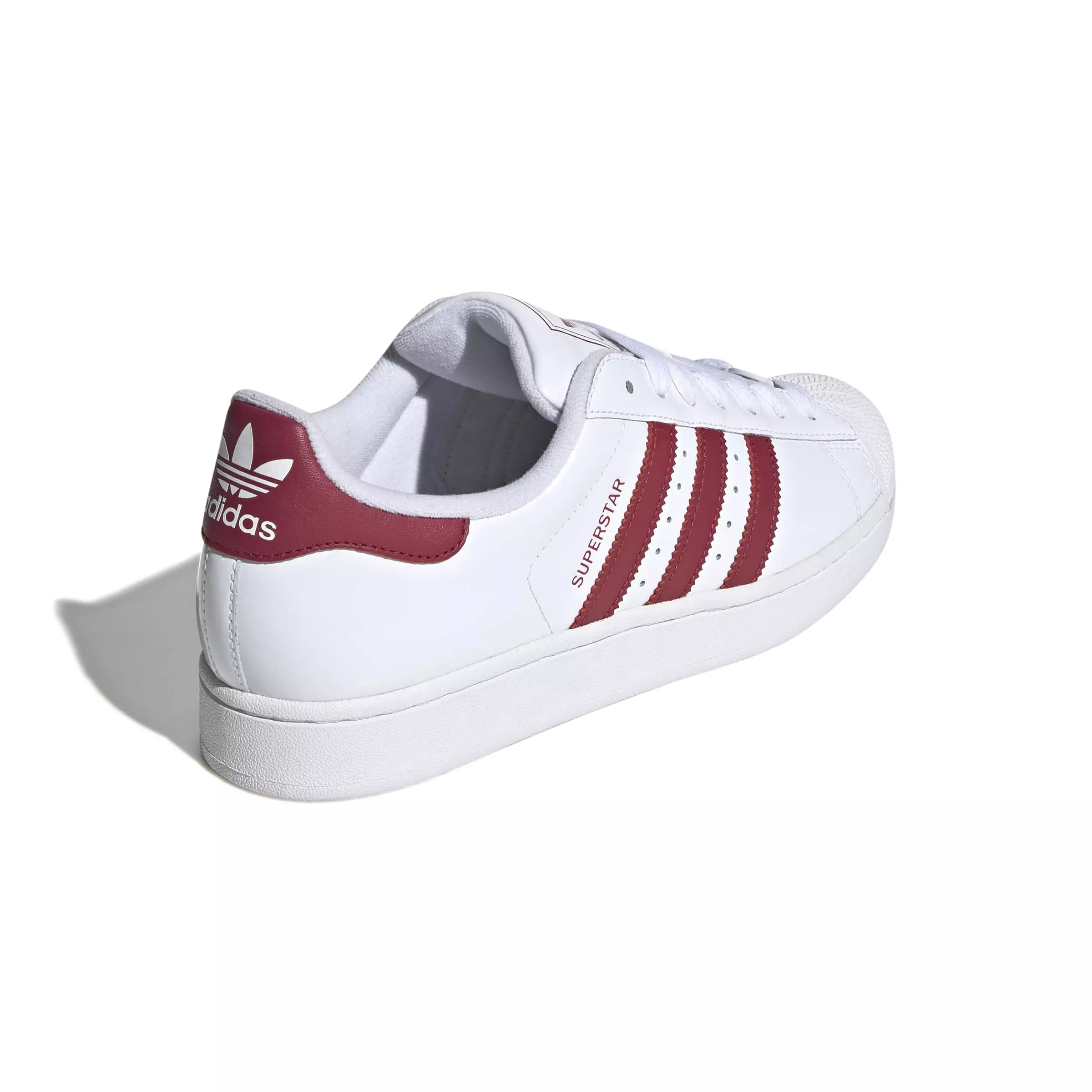 adidas Originals Superstar II "Ftwr White/Team Victory Red/Ftwr White" Men's Shoe - WHITE/RED/WHITE