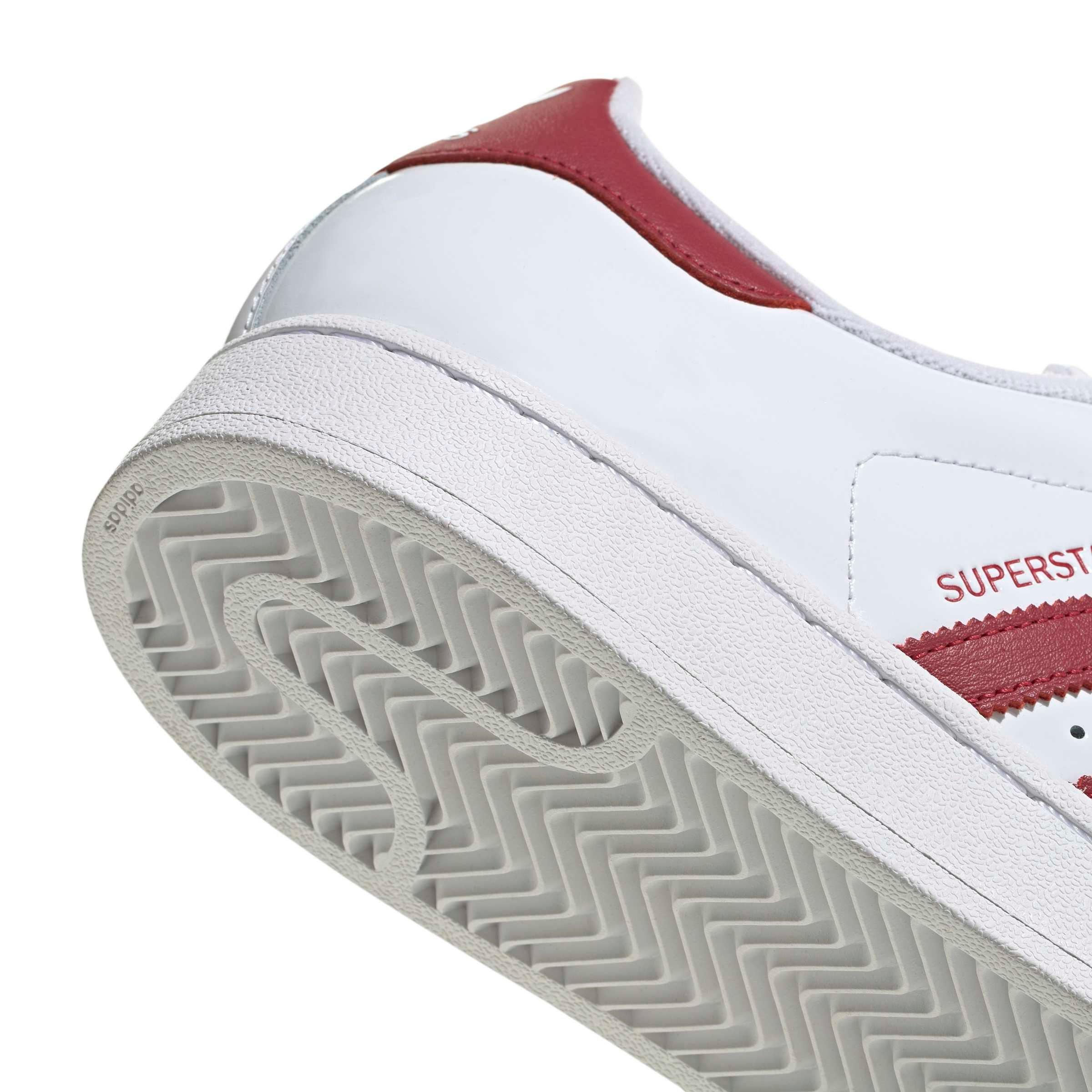 adidas Originals Superstar II "Ftwr White/Team Victory Red/Ftwr White" Men's Shoe - WHITE/RED/WHITE Thumbnail View 7